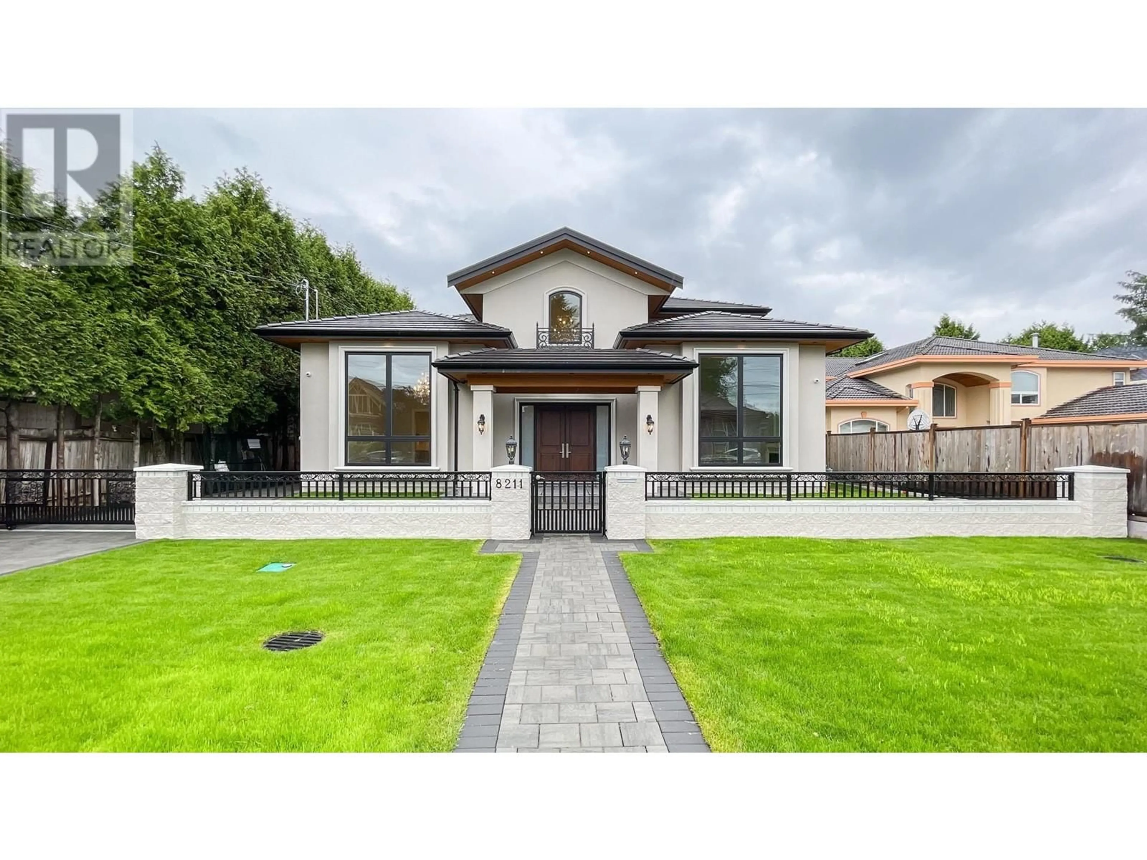 Home with brick exterior material, street for 8211 MOWBRAY ROAD, Richmond British Columbia V7A2B8