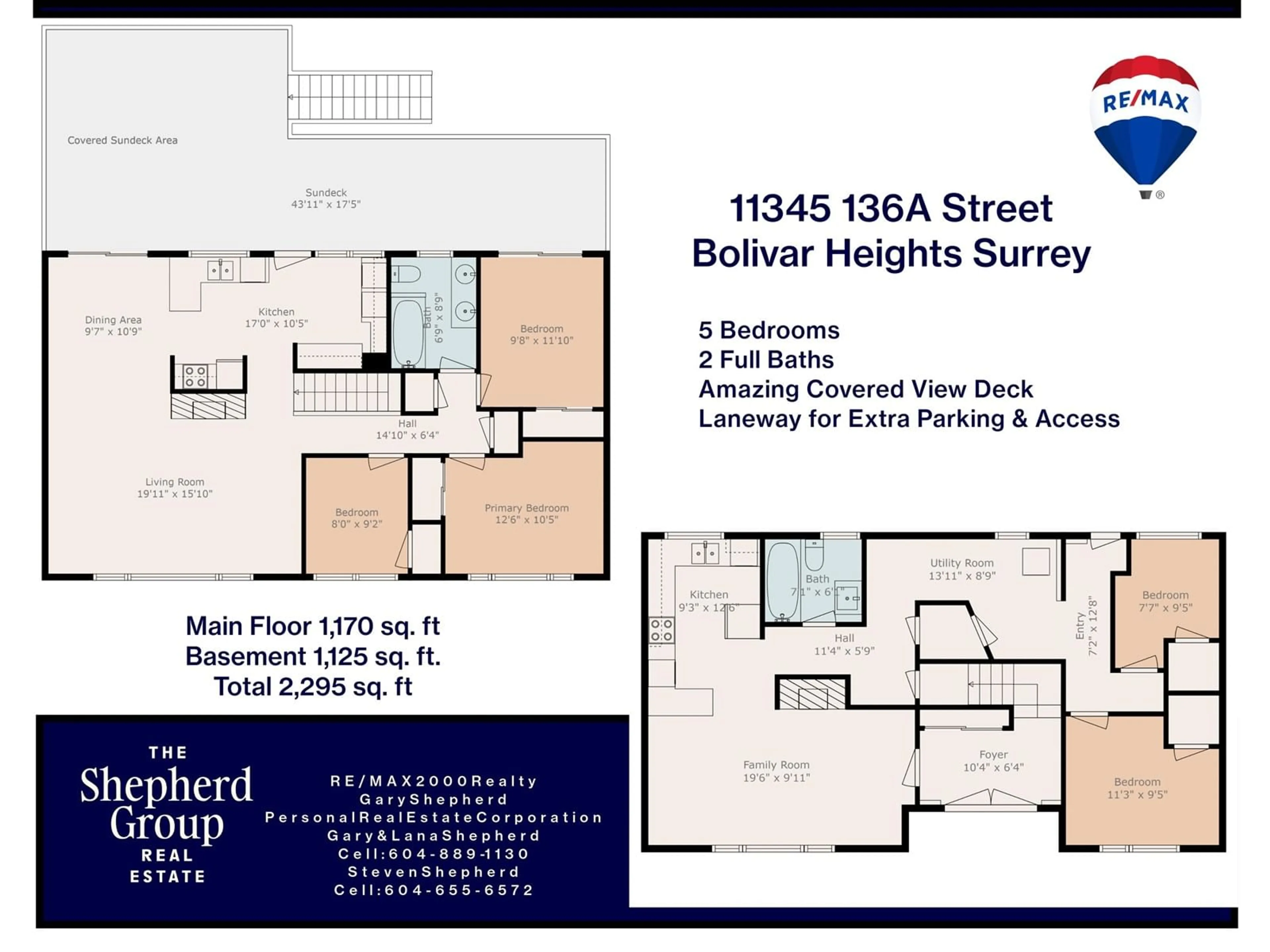 Floor plan for 11345 136A STREET, Surrey British Columbia V3R3C4