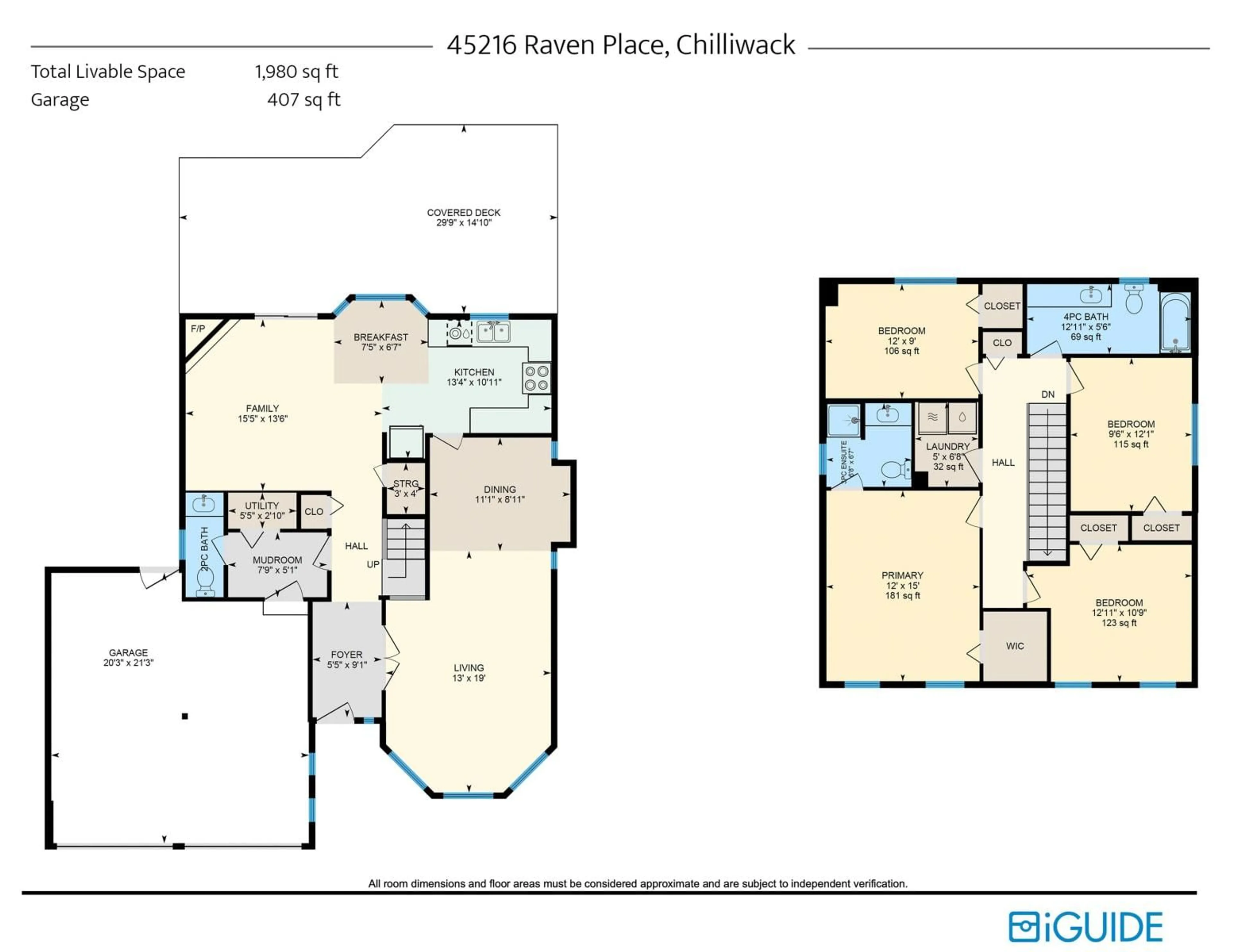 Floor plan for 45216 RAVEN PLACE|Sardis West Vedder, Sardis British Columbia V2R2X1