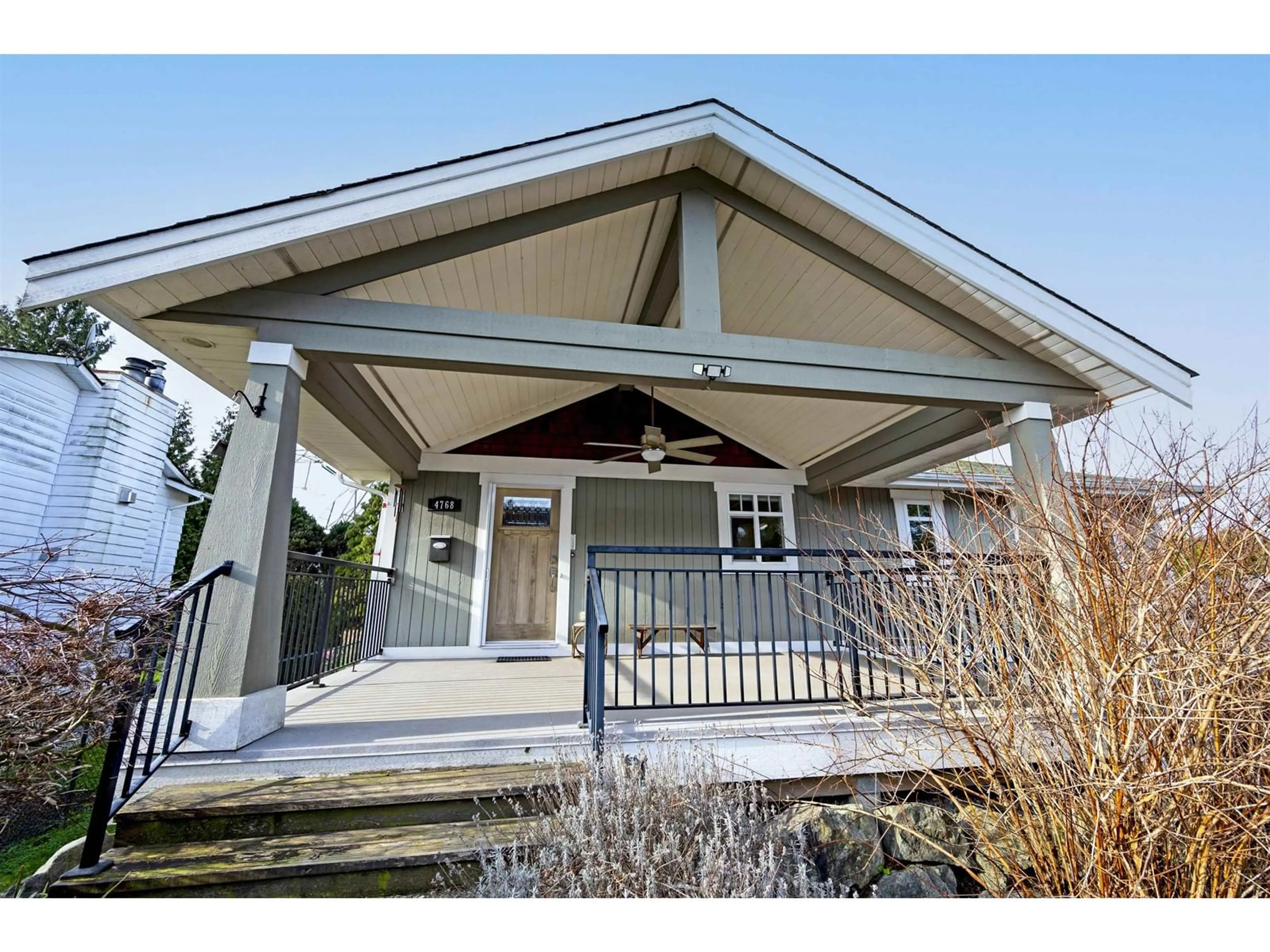 Home with vinyl exterior material, street for 4768 200 STREET, Langley British Columbia V3A6C5