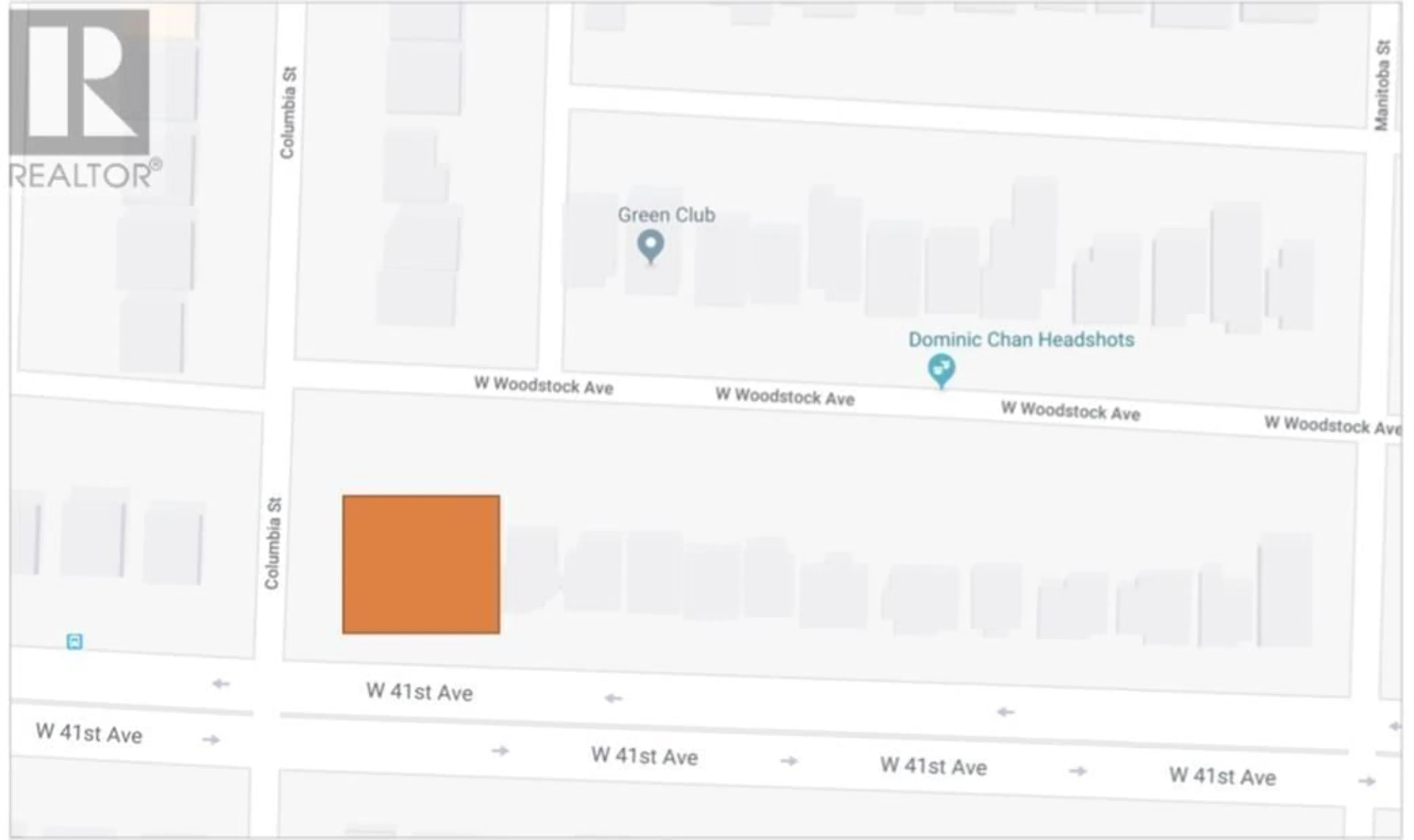 Picture of a map for 195 W 41ST AVENUE, Vancouver British Columbia V5Y2S2