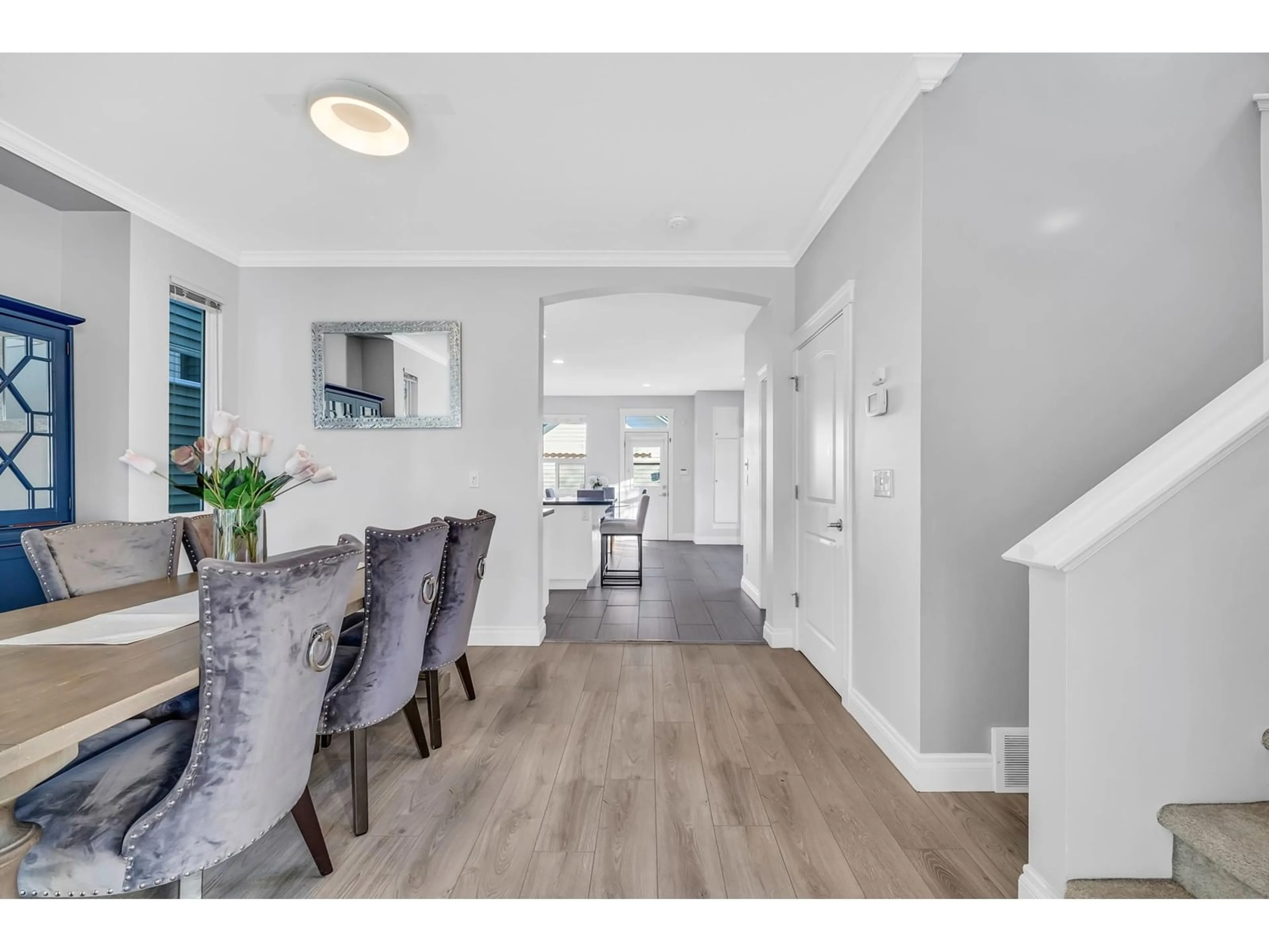 Dining room, wood/laminate floor for 6602 193A STREET, Surrey British Columbia V4N0C1