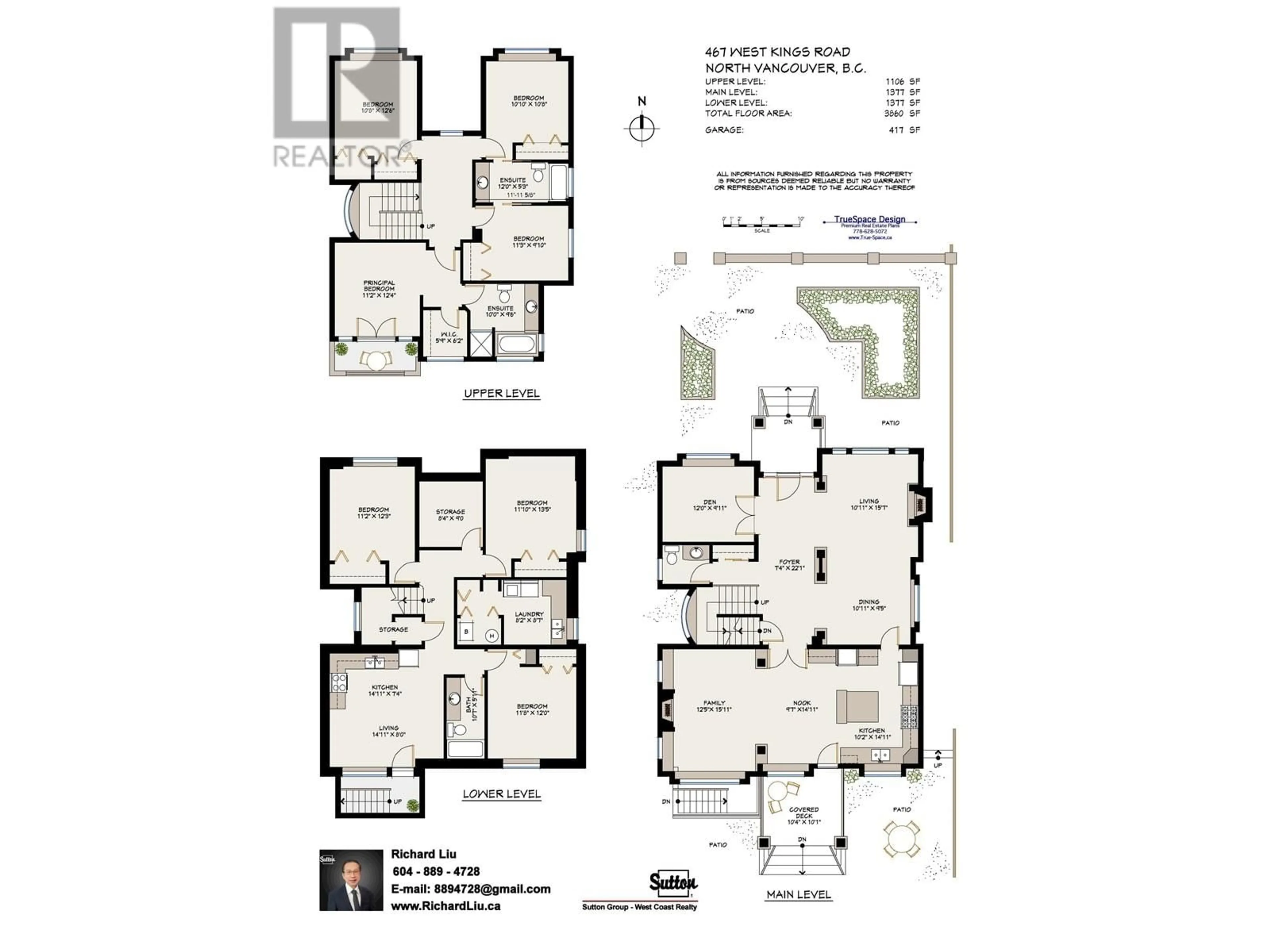 Floor plan for 467 W KINGS ROAD, North Vancouver British Columbia V7N2M2