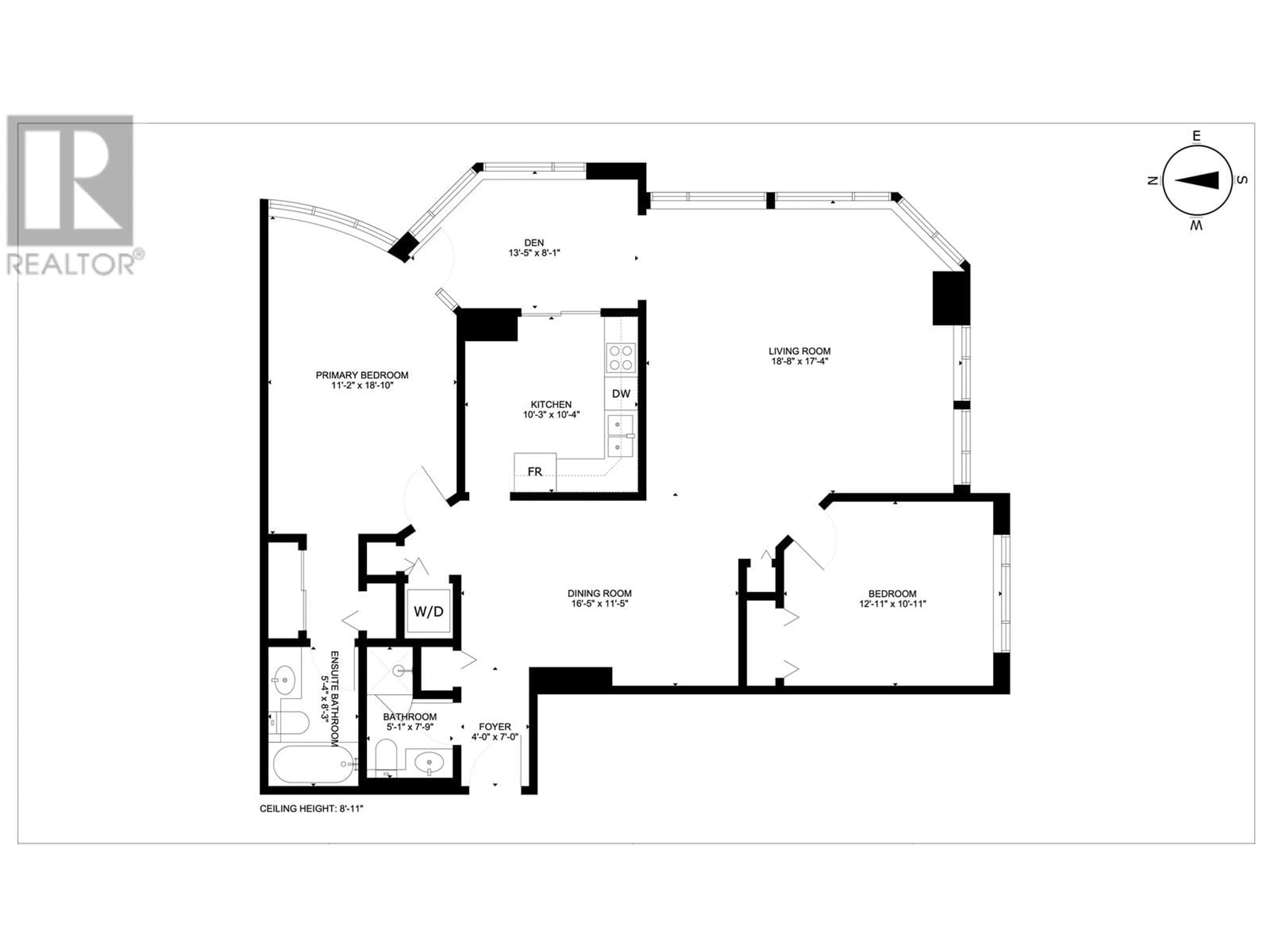 Floor plan for 1903 6220 MCKAY AVENUE, Burnaby British Columbia V5H4M8