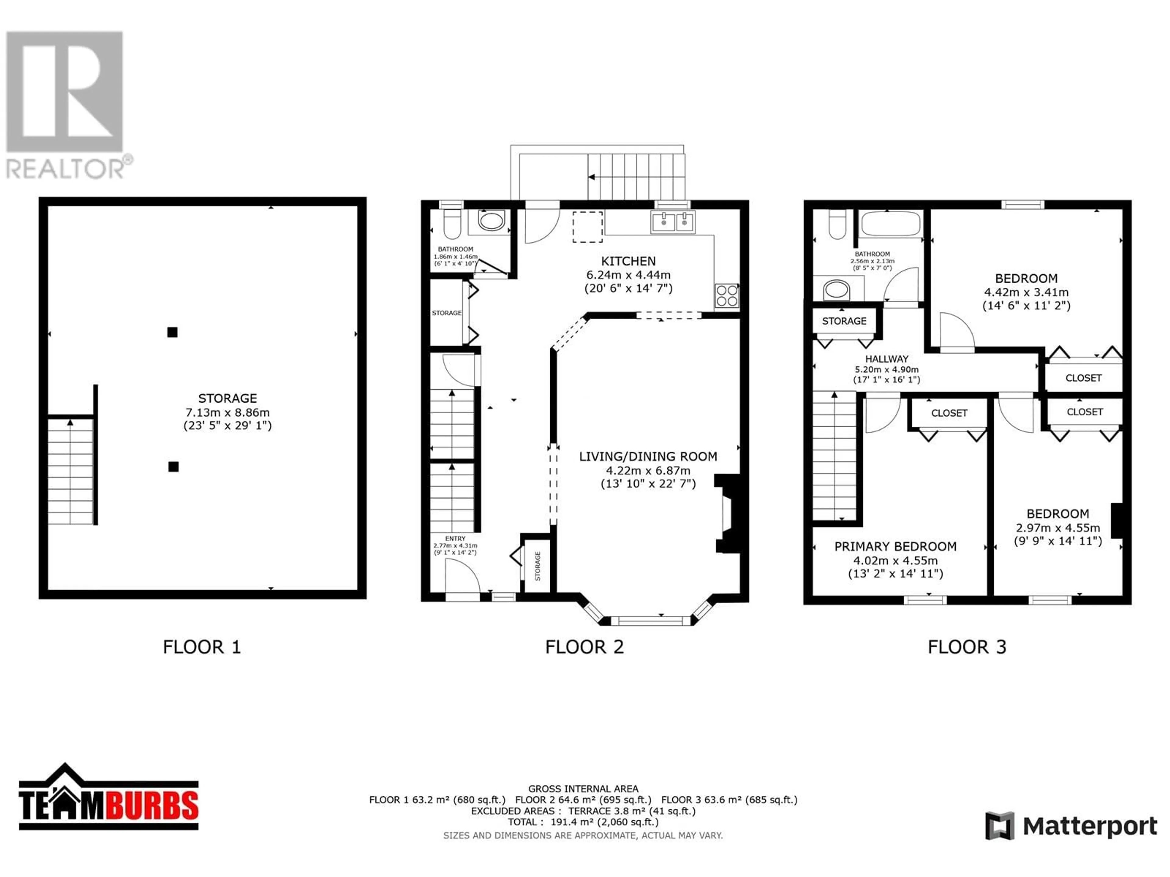 Floor plan for 6 410 PINCHBECK STREET, Quesnel British Columbia V2J6A3