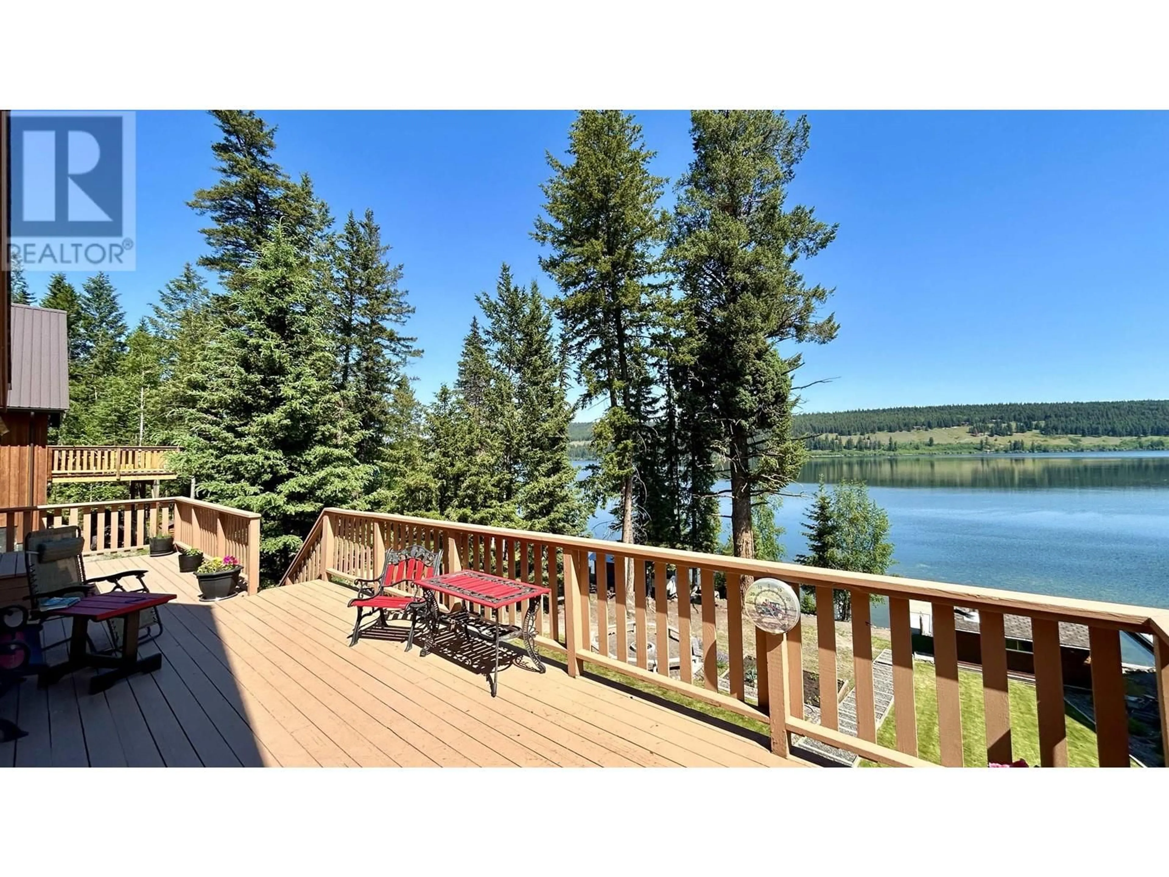 Patio, water/lake/river/ocean view for 6315 MULLIGAN DRIVE, Horse Lake British Columbia V0K2E3