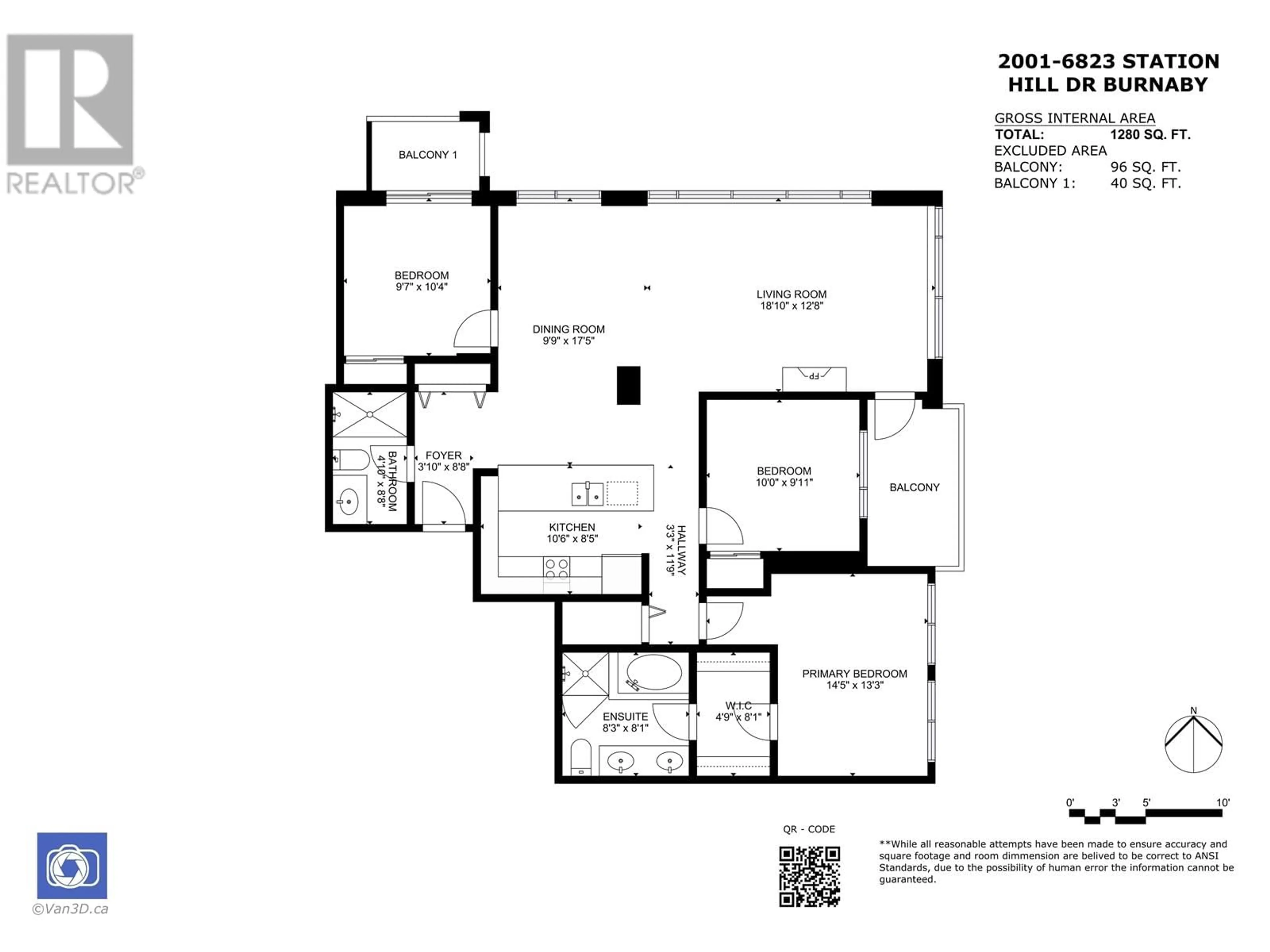 Floor plan for 2001 - 6823 STATION HILL DRIVE, Burnaby British Columbia V3N0A9