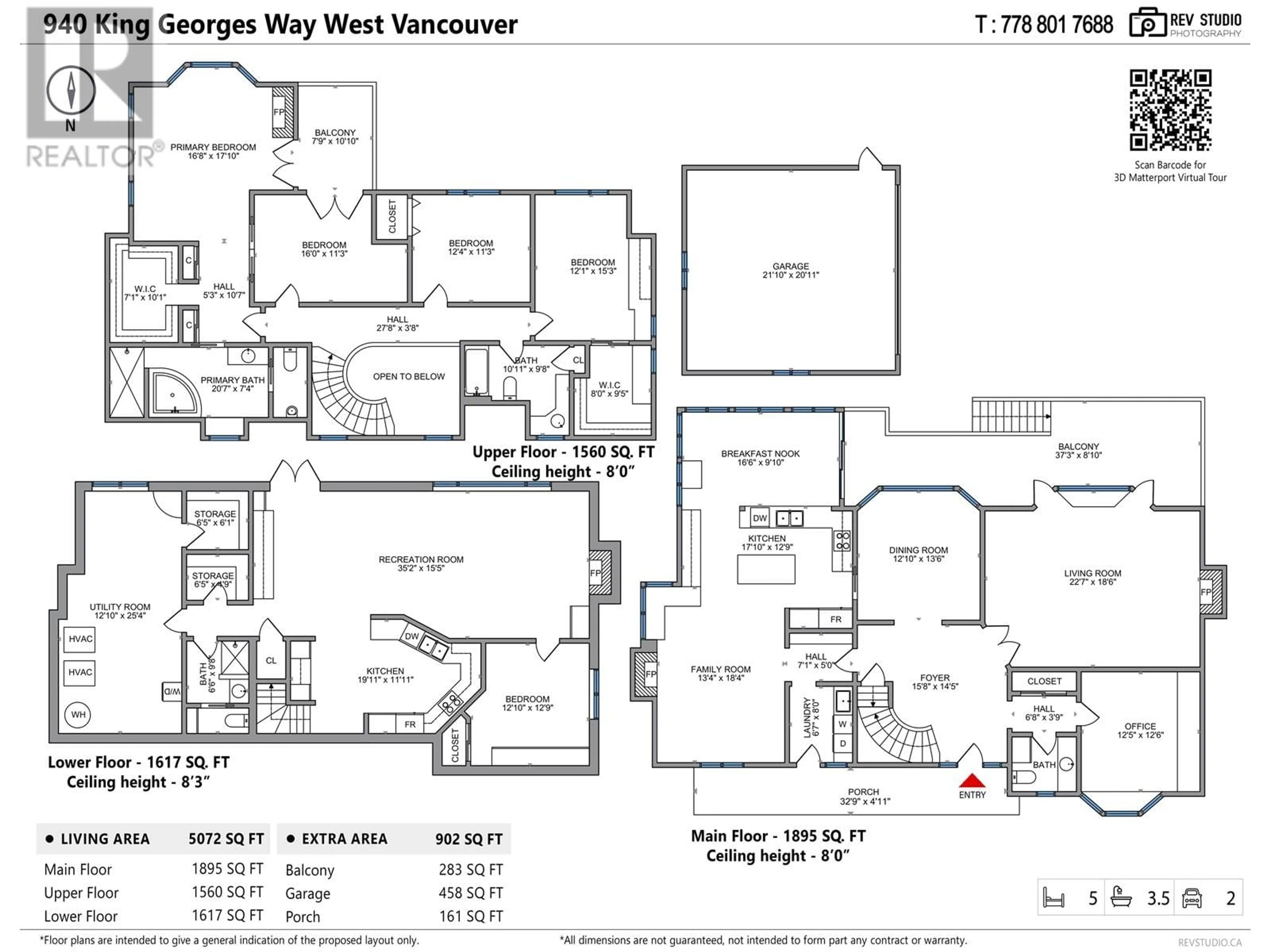 Floor plan for 940 KING GEORGES WAY, West Vancouver British Columbia V7S1S5