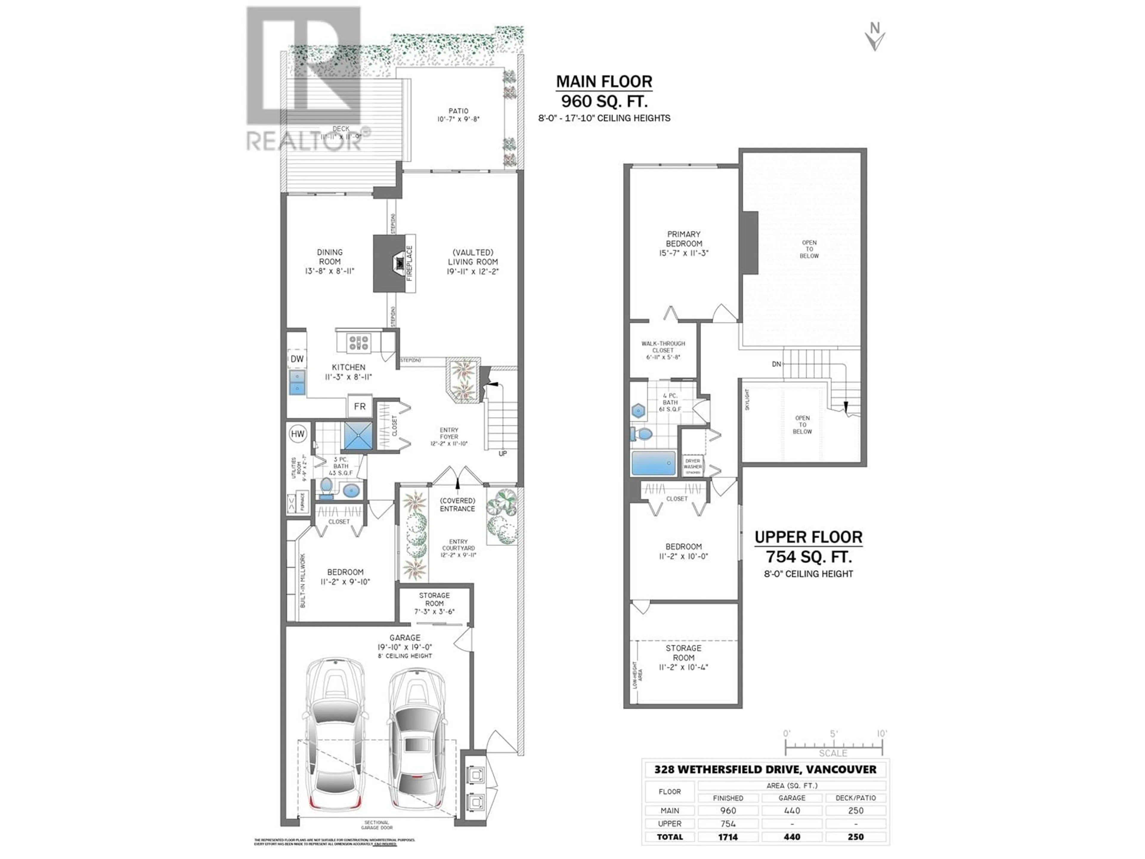 Floor plan for 328 WETHERSFIELD DRIVE, Vancouver British Columbia V5X4N1