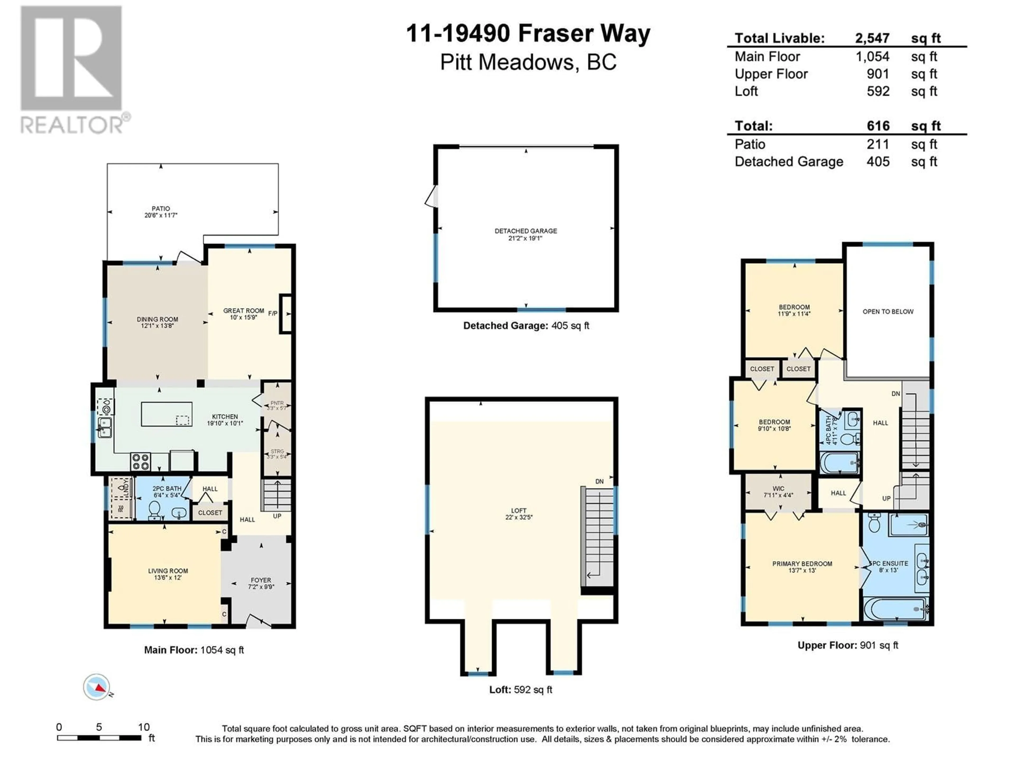 Floor plan for 11 19490 FRASER WAY, Pitt Meadows British Columbia V3Y0B6