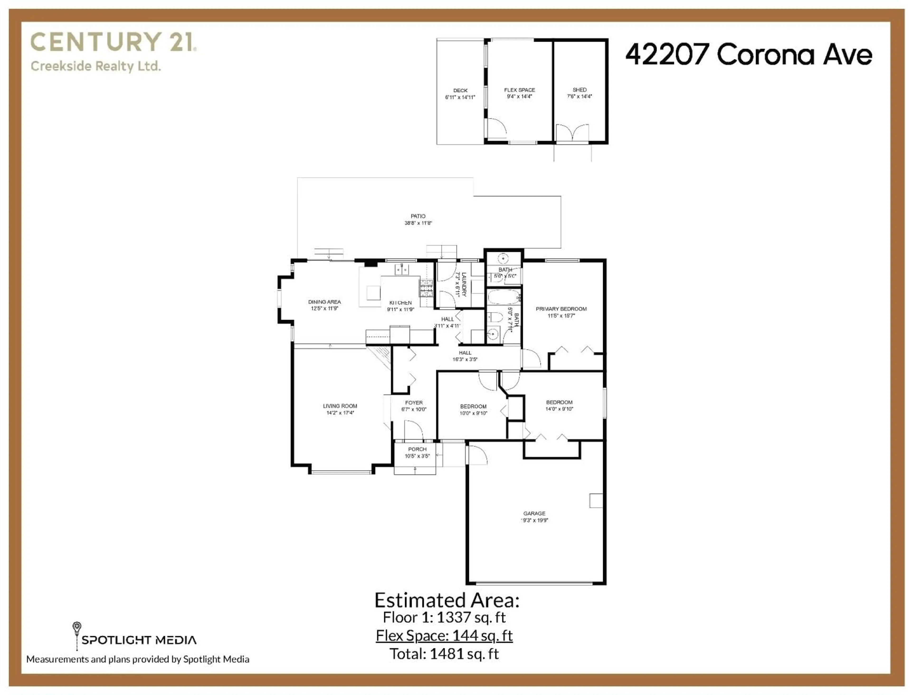 Floor plan for 42207 CORONA AVENUE|Yarrow, Yarrow British Columbia V2R5E3