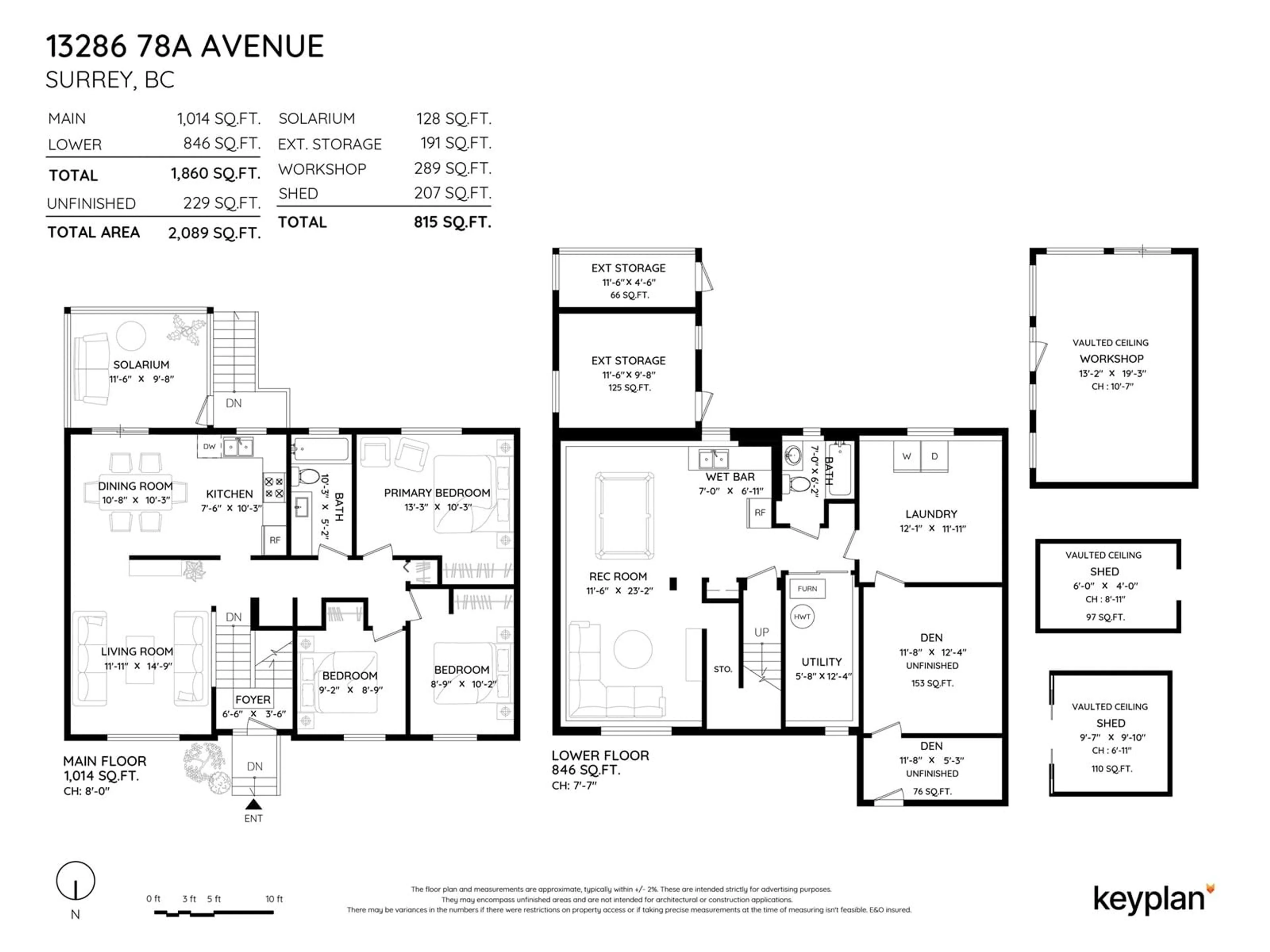 Floor plan for 13286 78A AVENUE, Surrey British Columbia V3W7B7