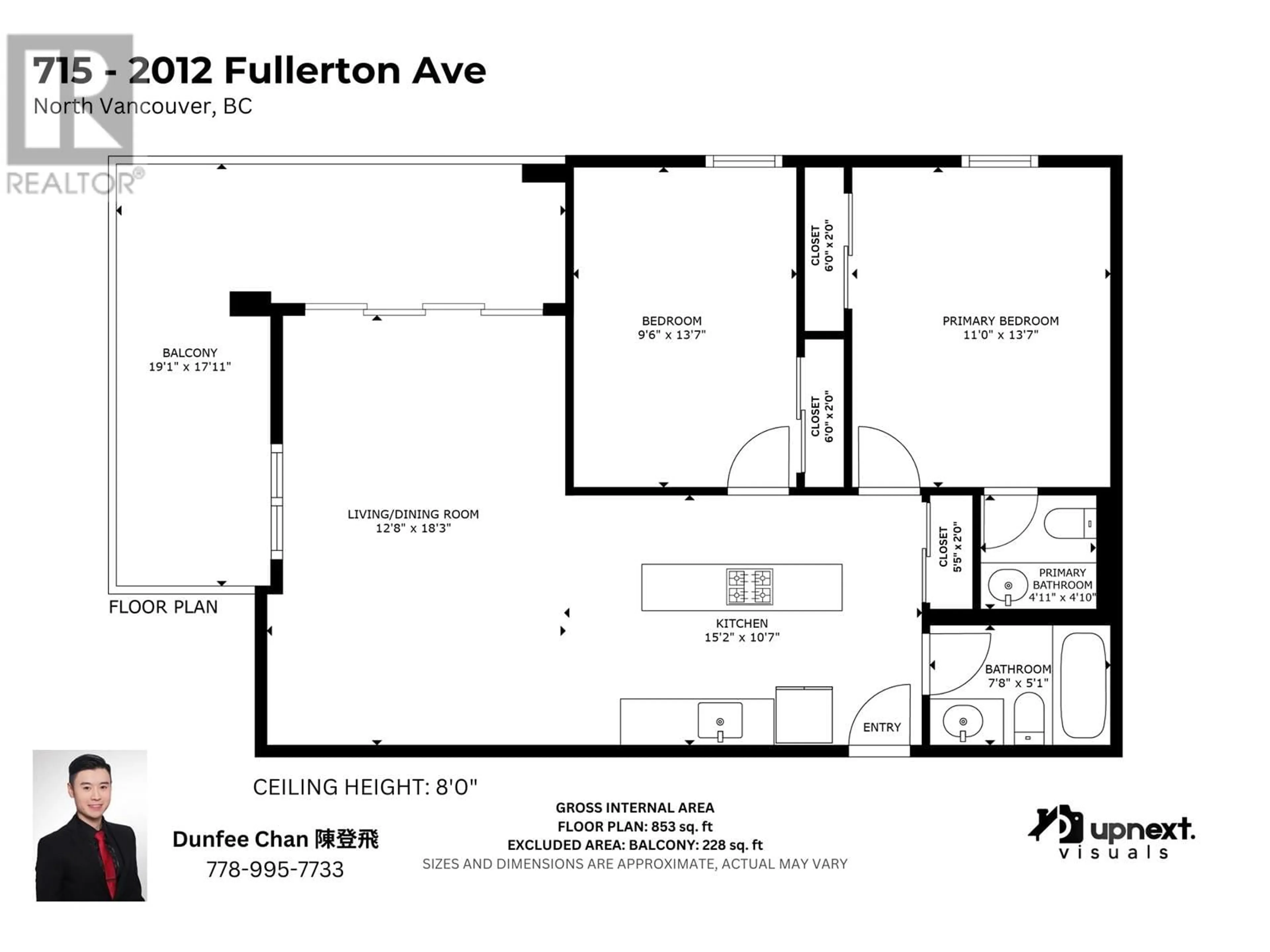 Floor plan for 715 2012 FULLERTON AVENUE, North Vancouver British Columbia V7P3E3