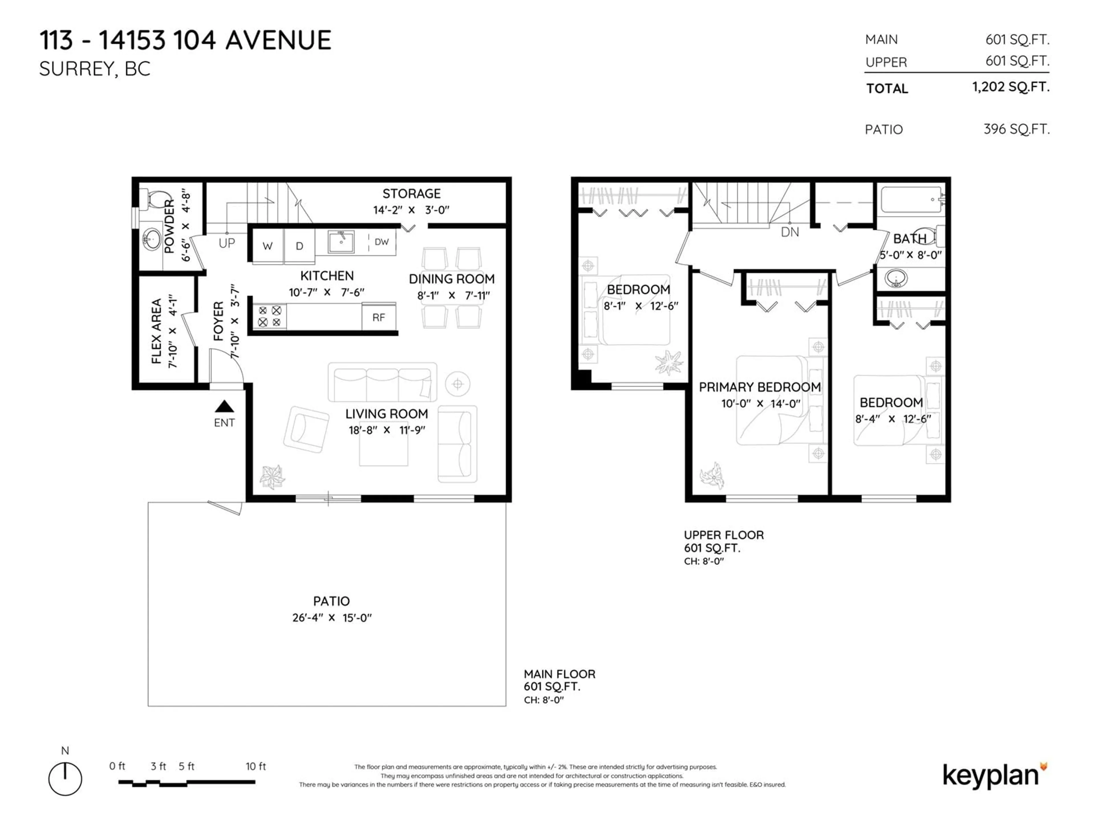 Floor plan for 113 14153 104 AVENUE, Surrey British Columbia V3T1X6