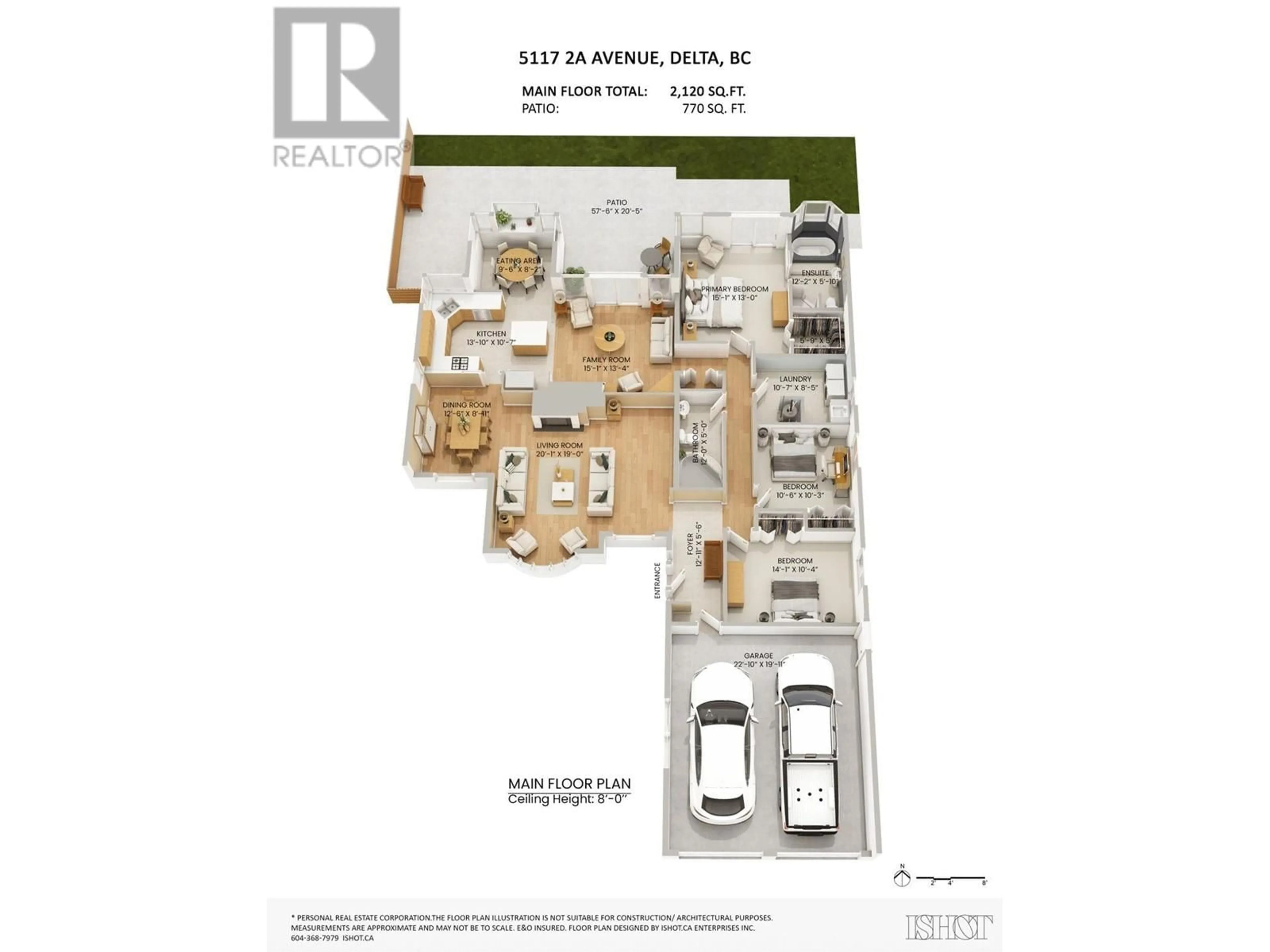 Floor plan for 5117 2A AVENUE, Tsawwassen British Columbia V4M3N7