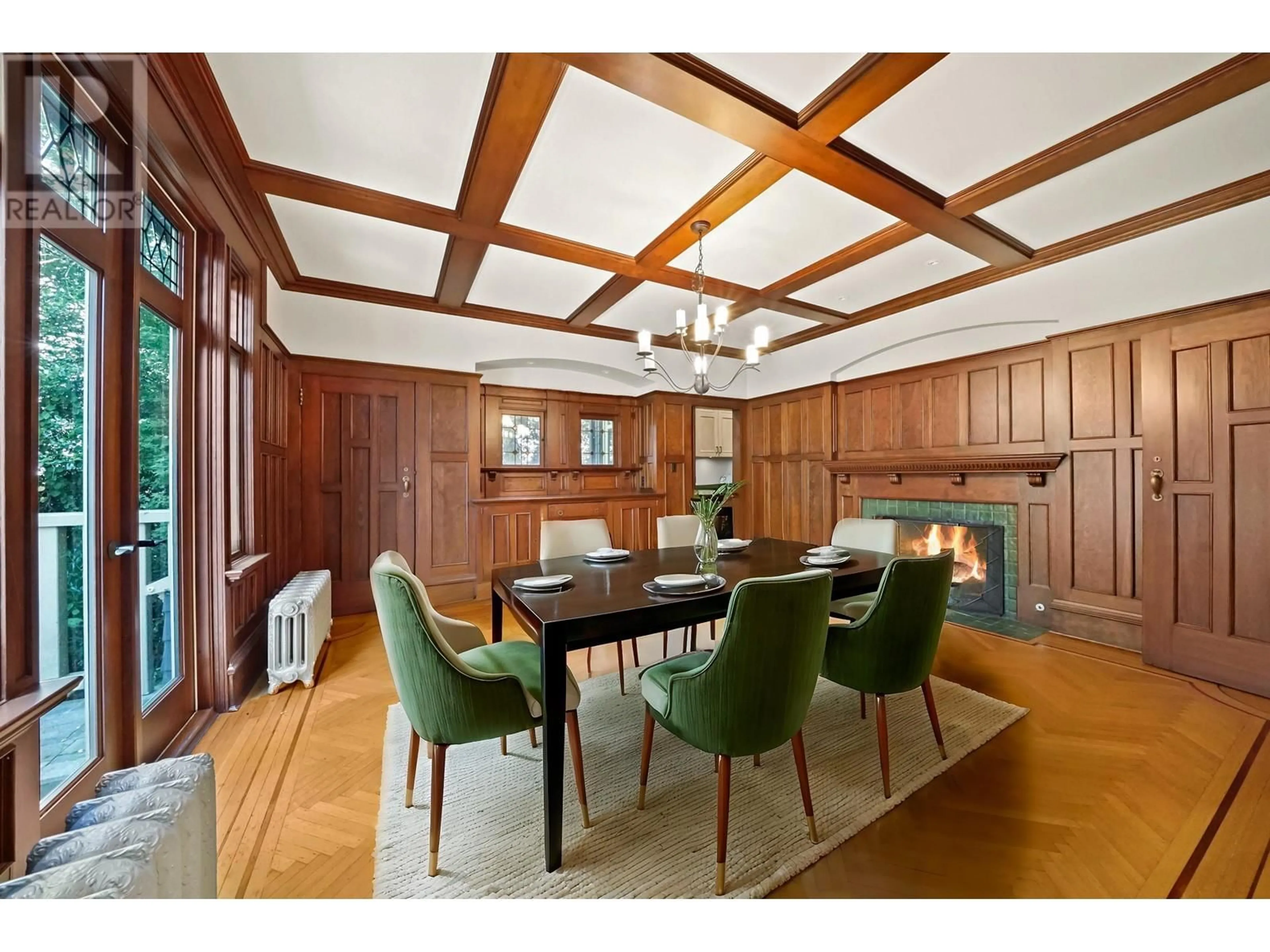 Dining room, wood/laminate floor for 1637 ANGUS DRIVE, Vancouver British Columbia V6J4H2