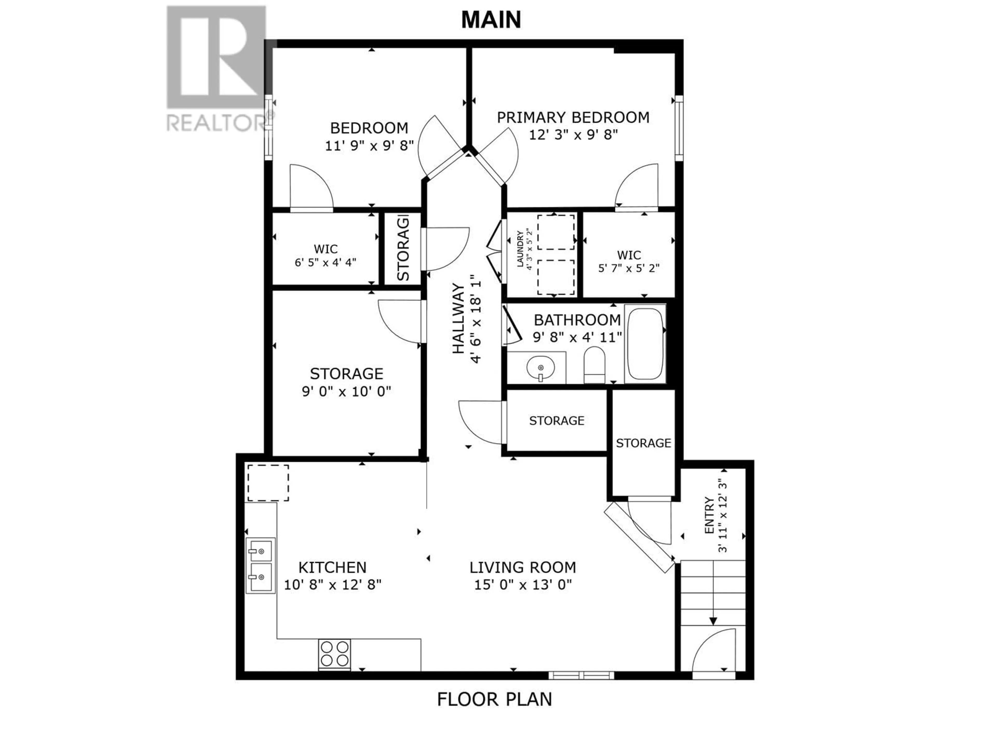 Floor plan for 8803 74 STREET, Fort St. John British Columbia V1J2Y5