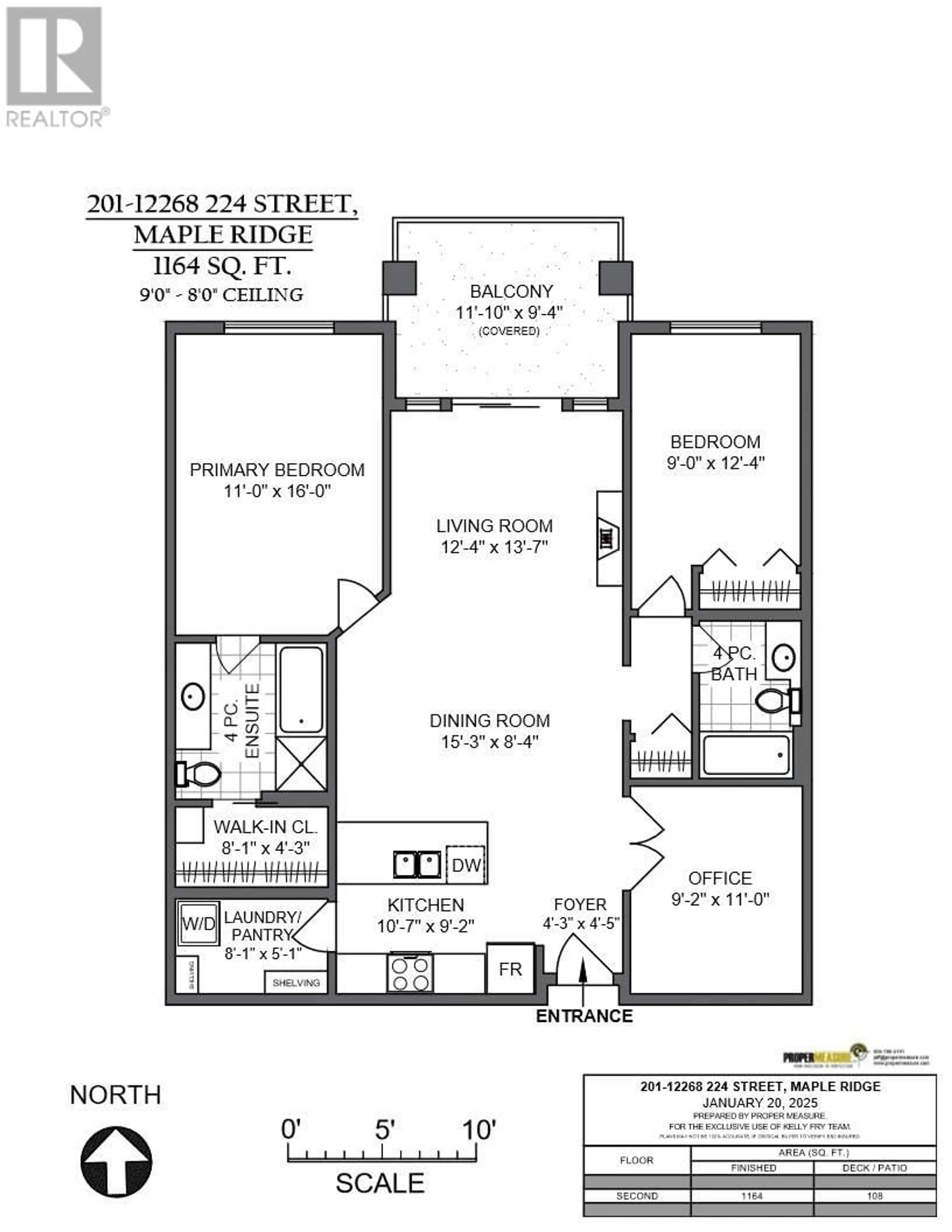 Floor plan for 201 12268 224 STREET, Maple Ridge British Columbia V2X6B8