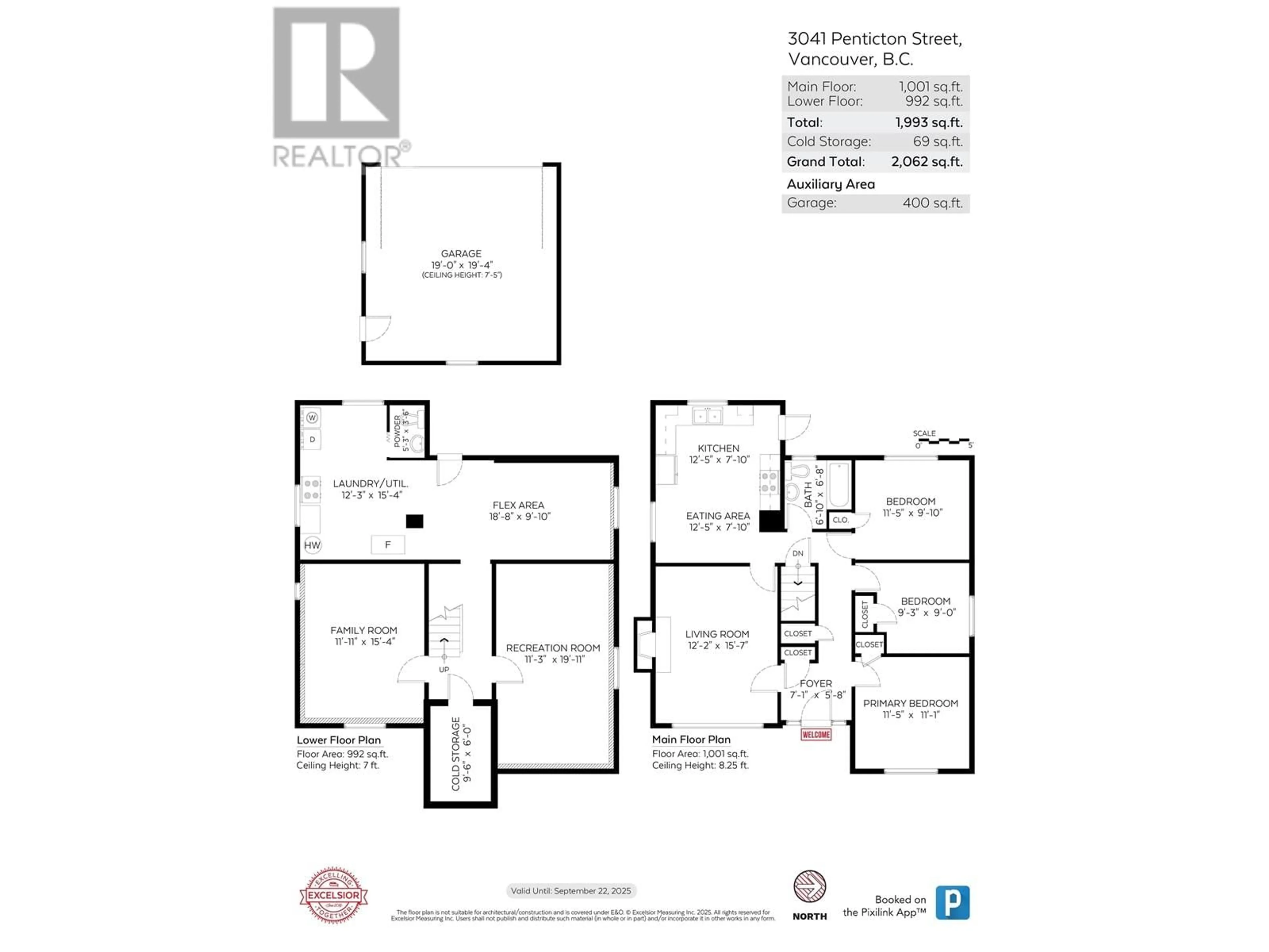 Floor plan for 3041 PENTICTON STREET, Vancouver British Columbia V5M3C5