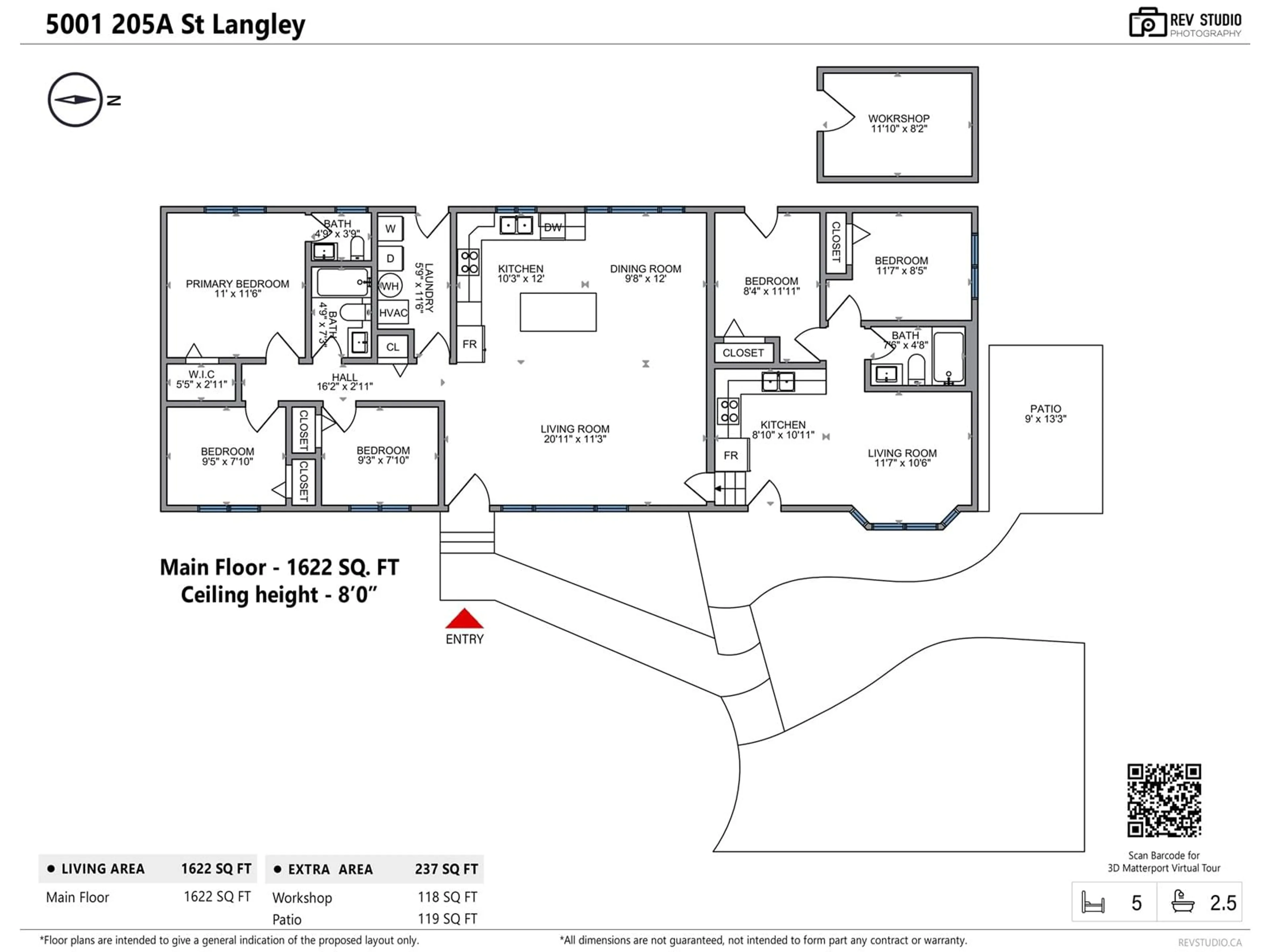 Floor plan for 5001 205A STREET, Langley British Columbia V3A6B4