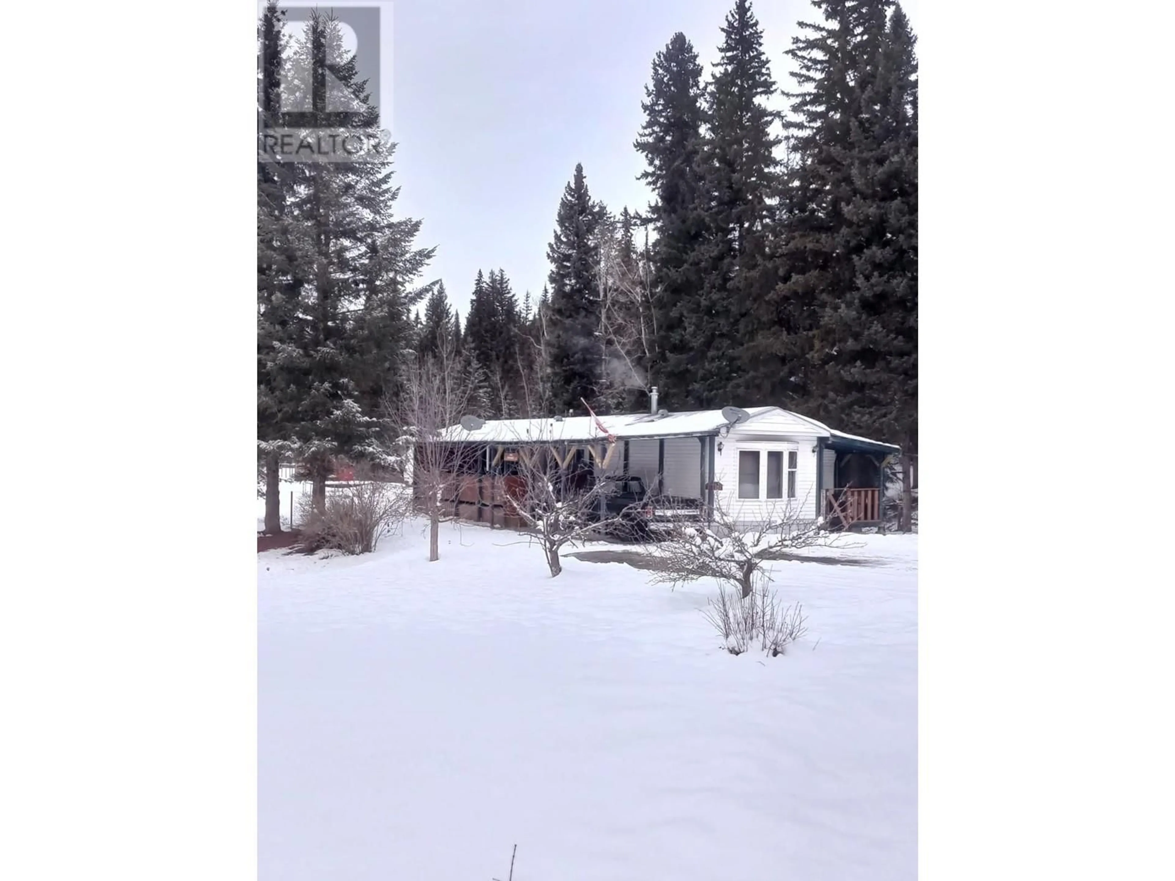 A pic from outside/outdoor area/front of a property/back of a property/a pic from drone, forest/trees view for 4548 CARIBOO 97 HIGHWAY, Williams Lake British Columbia V2G4Z6
