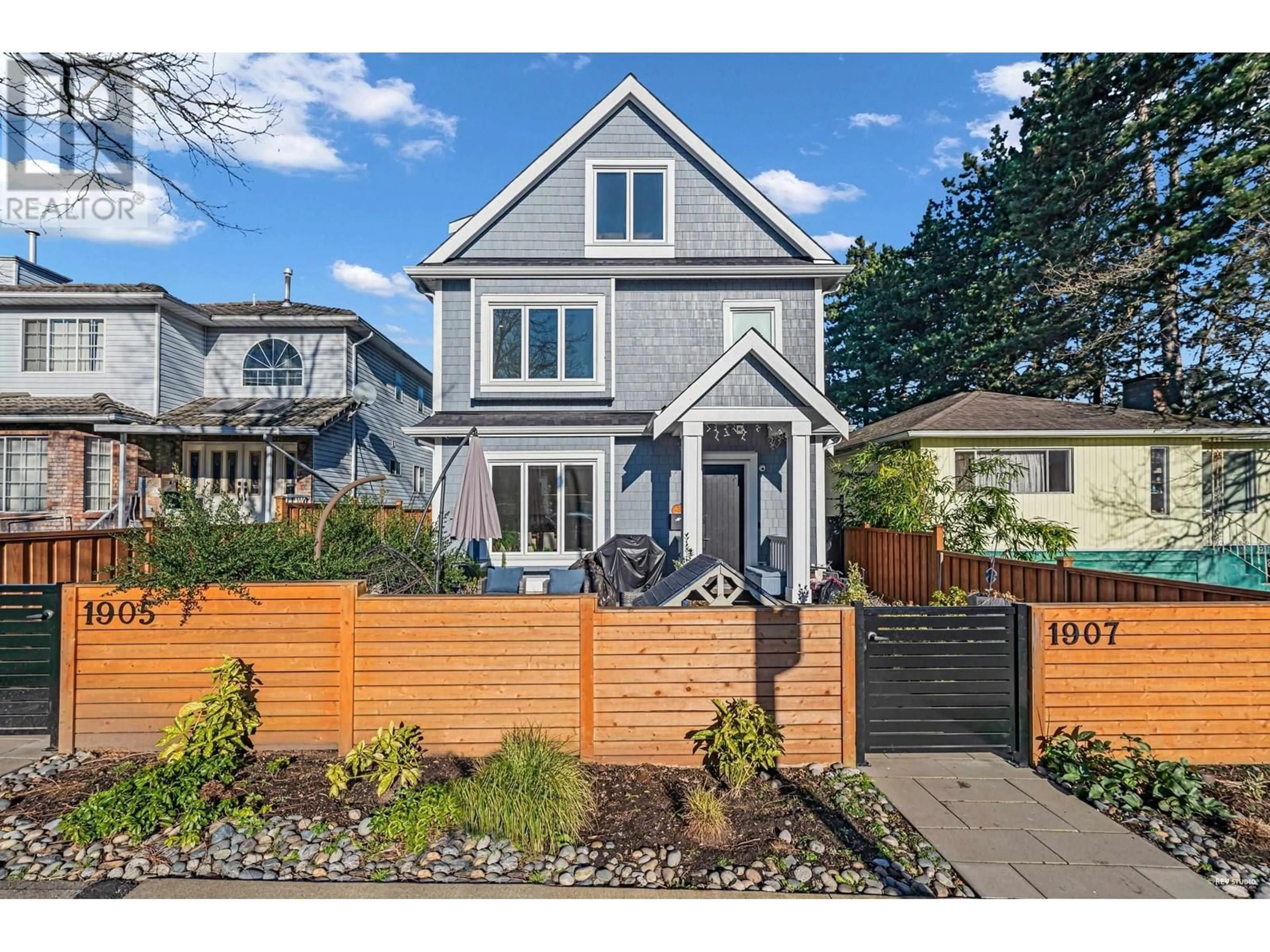 Home with brick exterior material, street for 1907 40TH AVENUE, Vancouver British Columbia V5P1J1