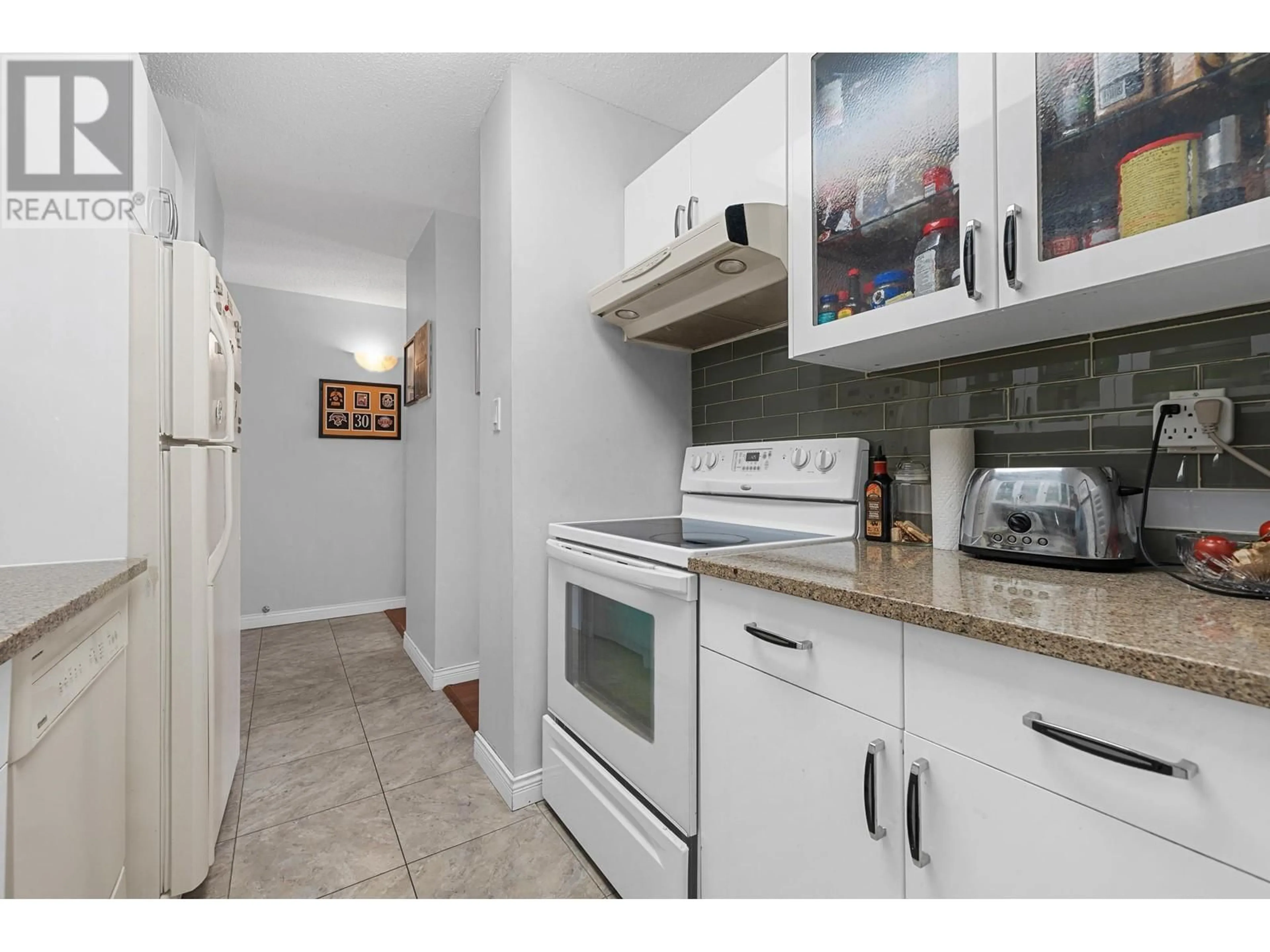 Standard kitchen, ceramic/tile floor for 312 10160 RYAN ROAD, Richmond British Columbia V7A4P9