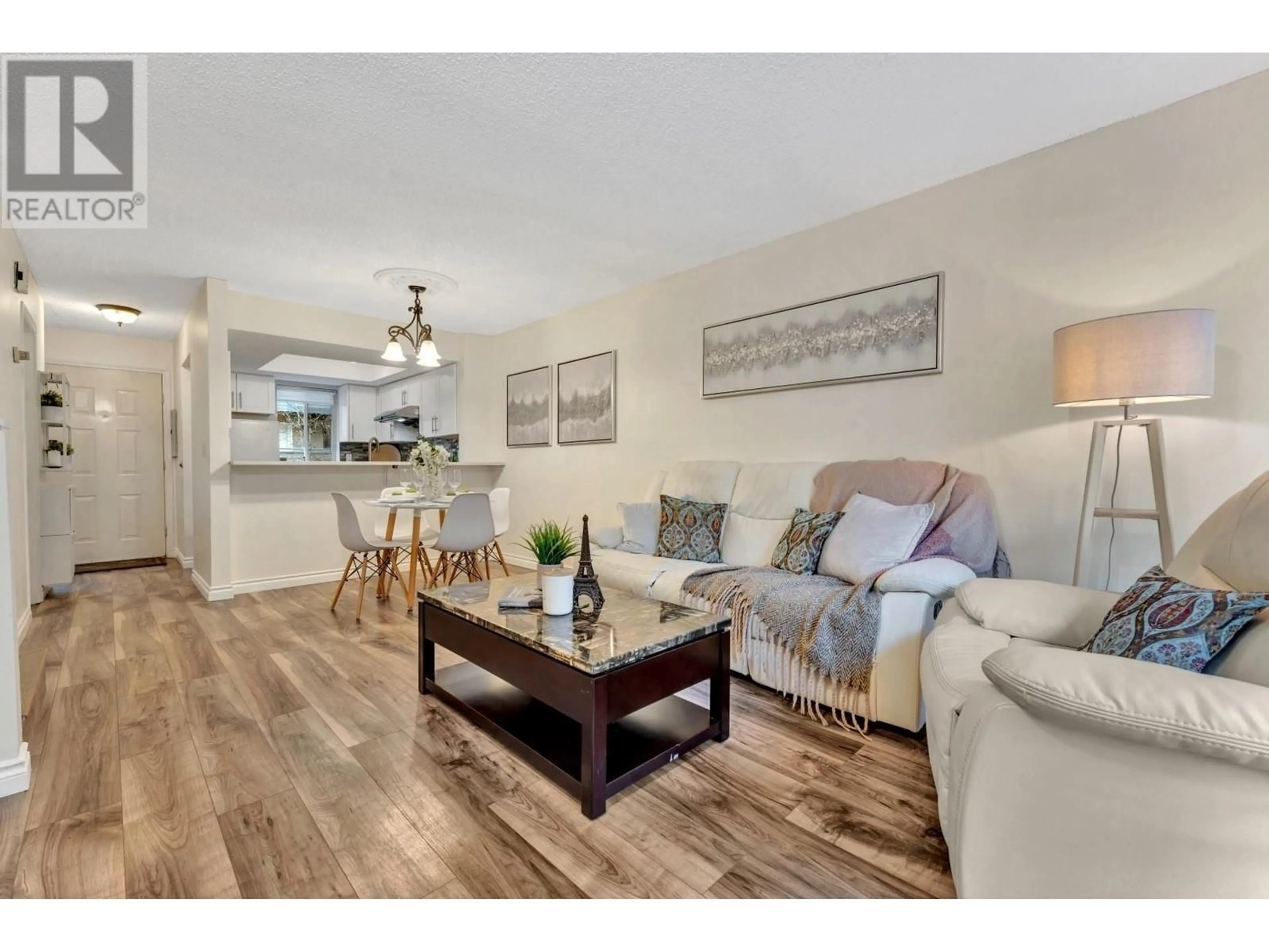 Living room with furniture, wood/laminate floor for 45 2978 WALTON AVENUE, Coquitlam British Columbia V3B6V6