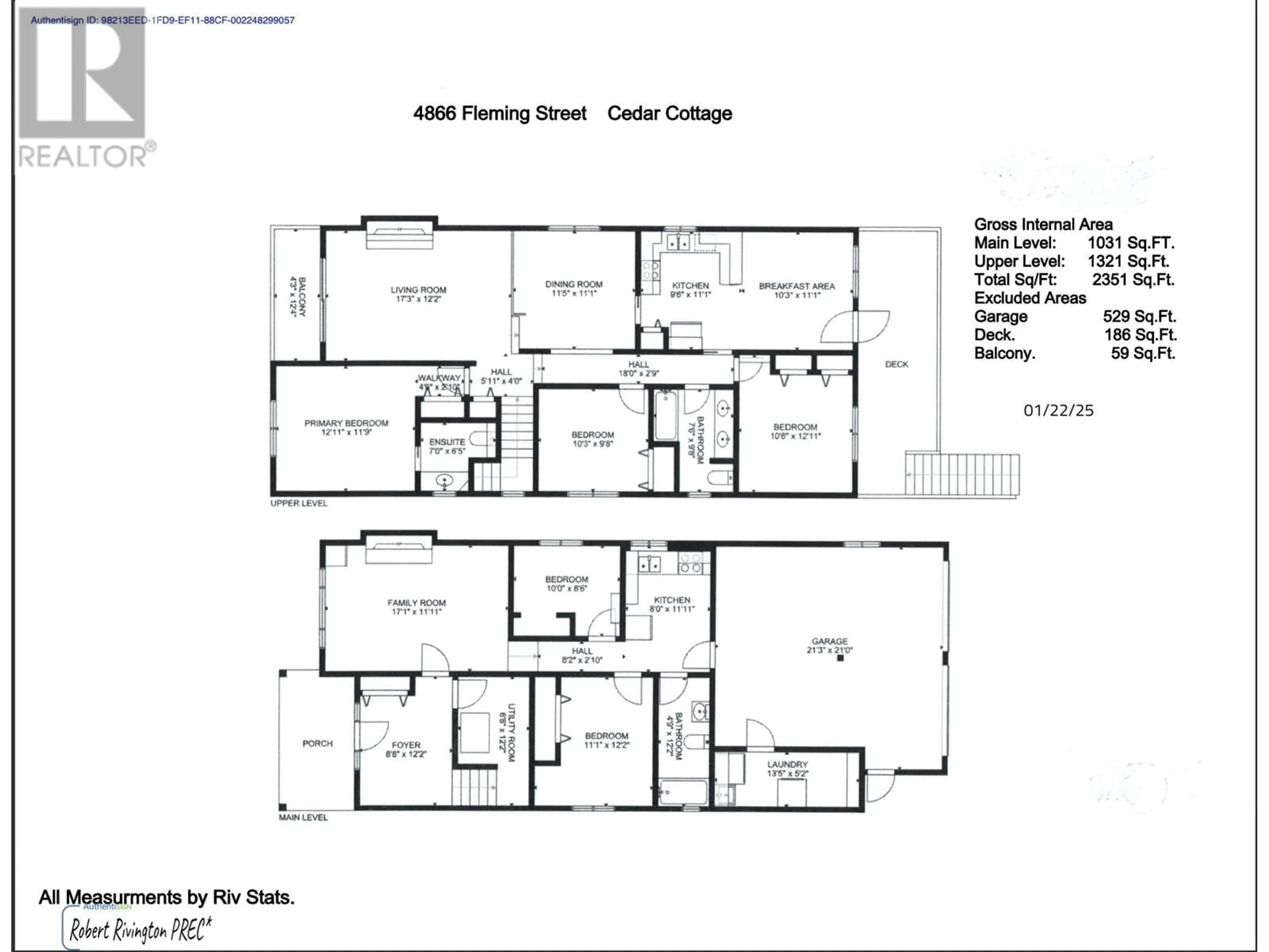 Floor plan for 4866 FLEMING STREET, Vancouver British Columbia V5N3W6