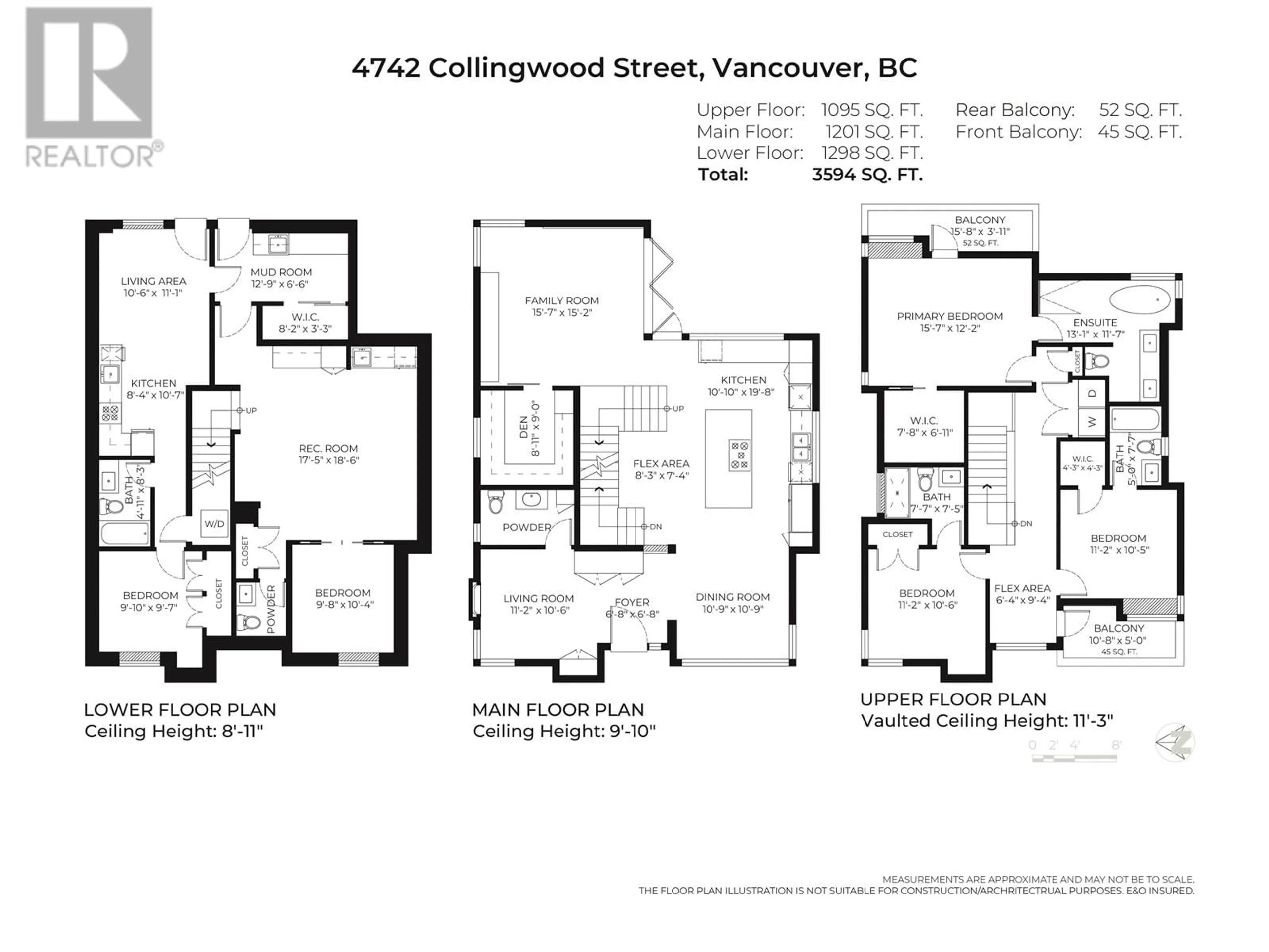 Floor plan for 4742 COLLINGWOOD STREET, Vancouver British Columbia V6S2B4