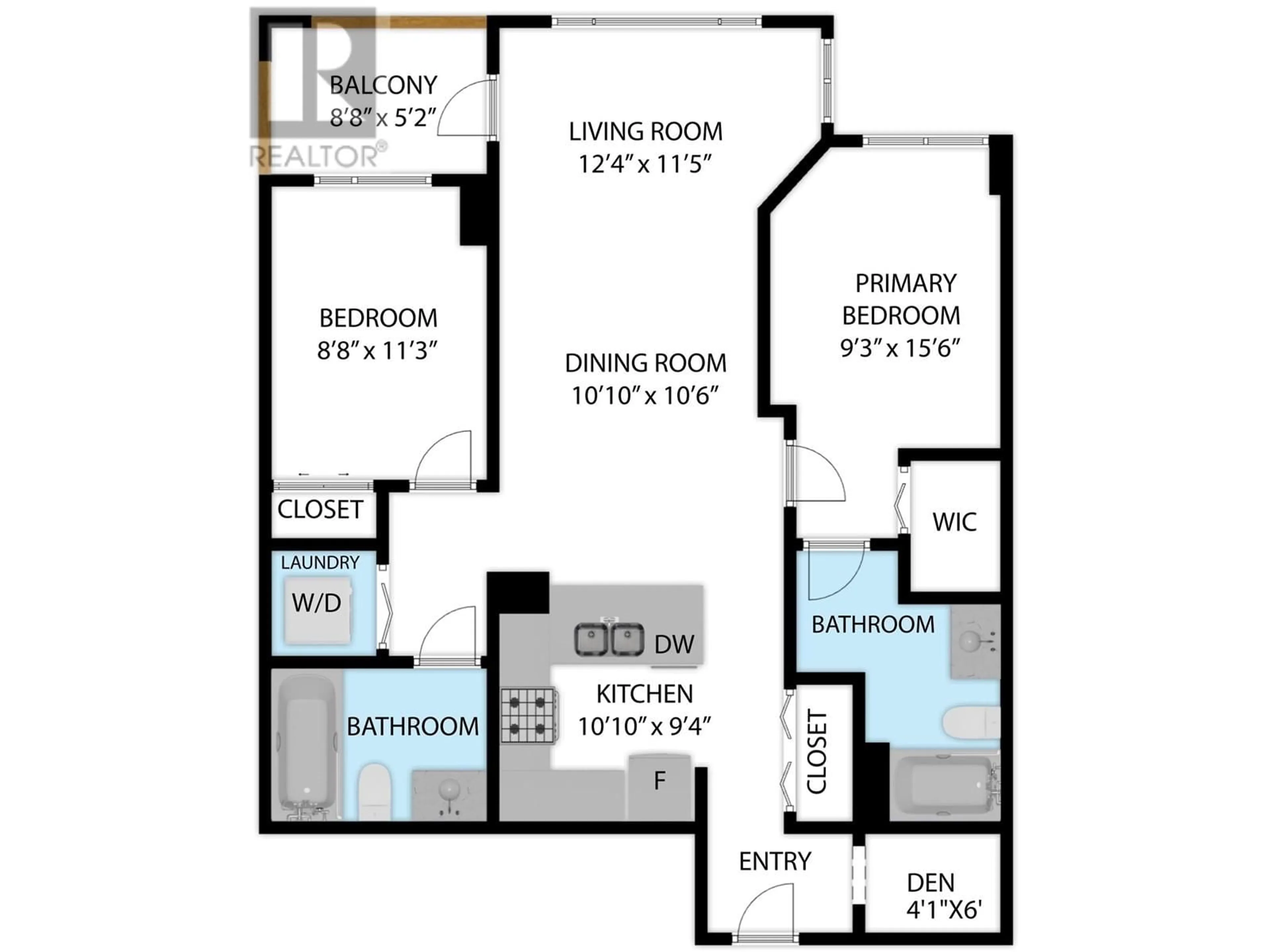 Floor plan for 416 4078 KNIGHT STREET, Vancouver British Columbia V5N5Y9