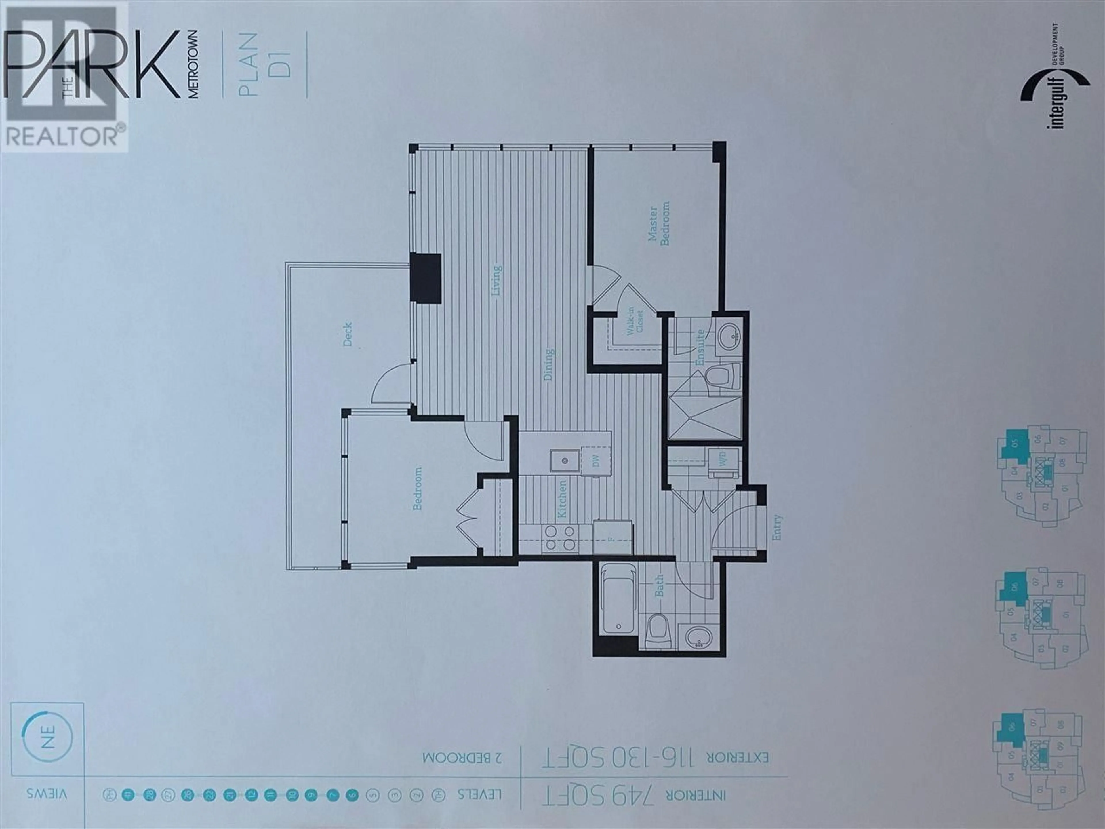 Floor plan for 806 4900 LENNOX LANE, Burnaby British Columbia V5H0G9