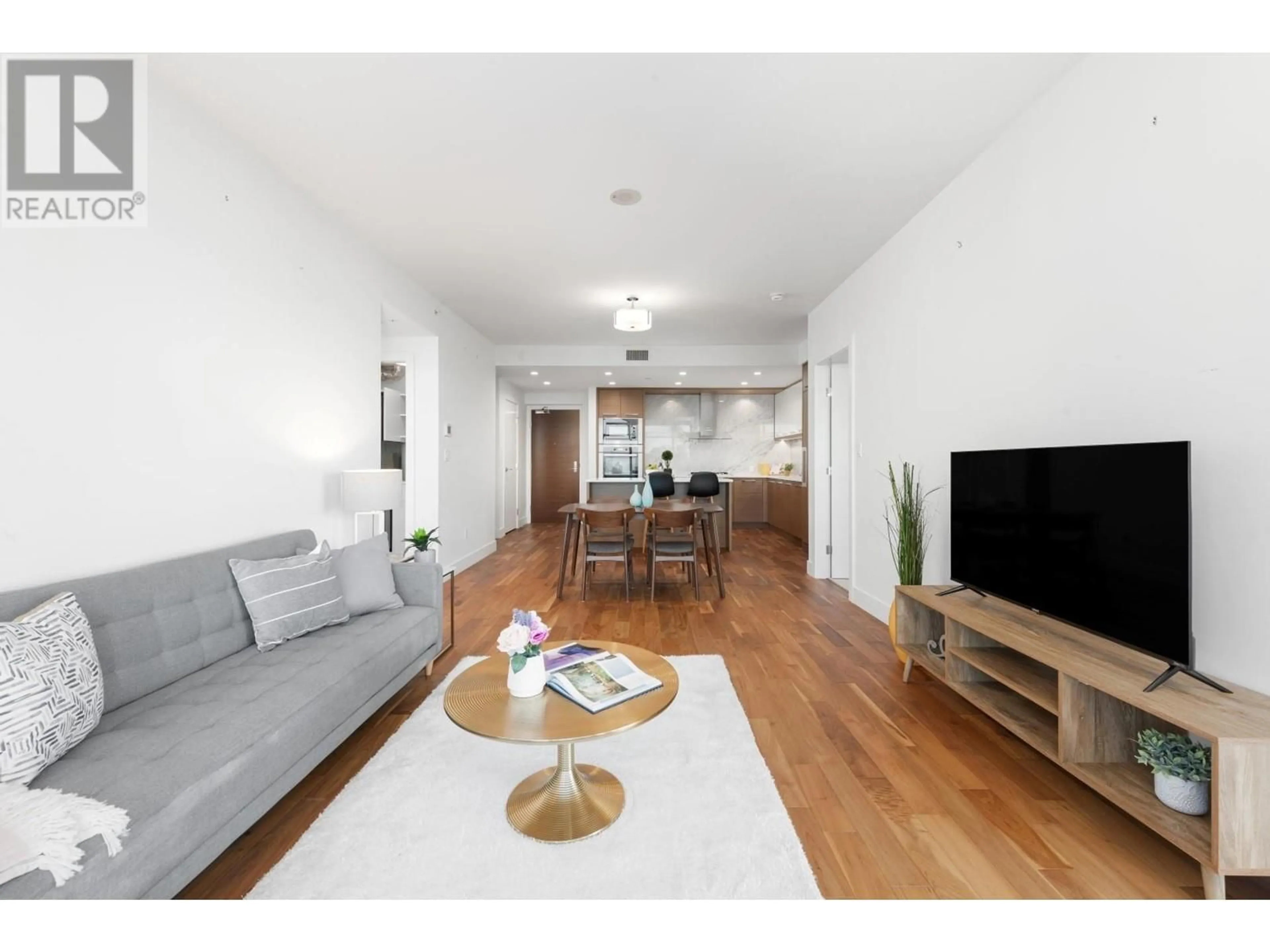 Living room with furniture, wood/laminate floor for 2301 - 4360 BERESFORD STREET, Burnaby British Columbia V5H0G2