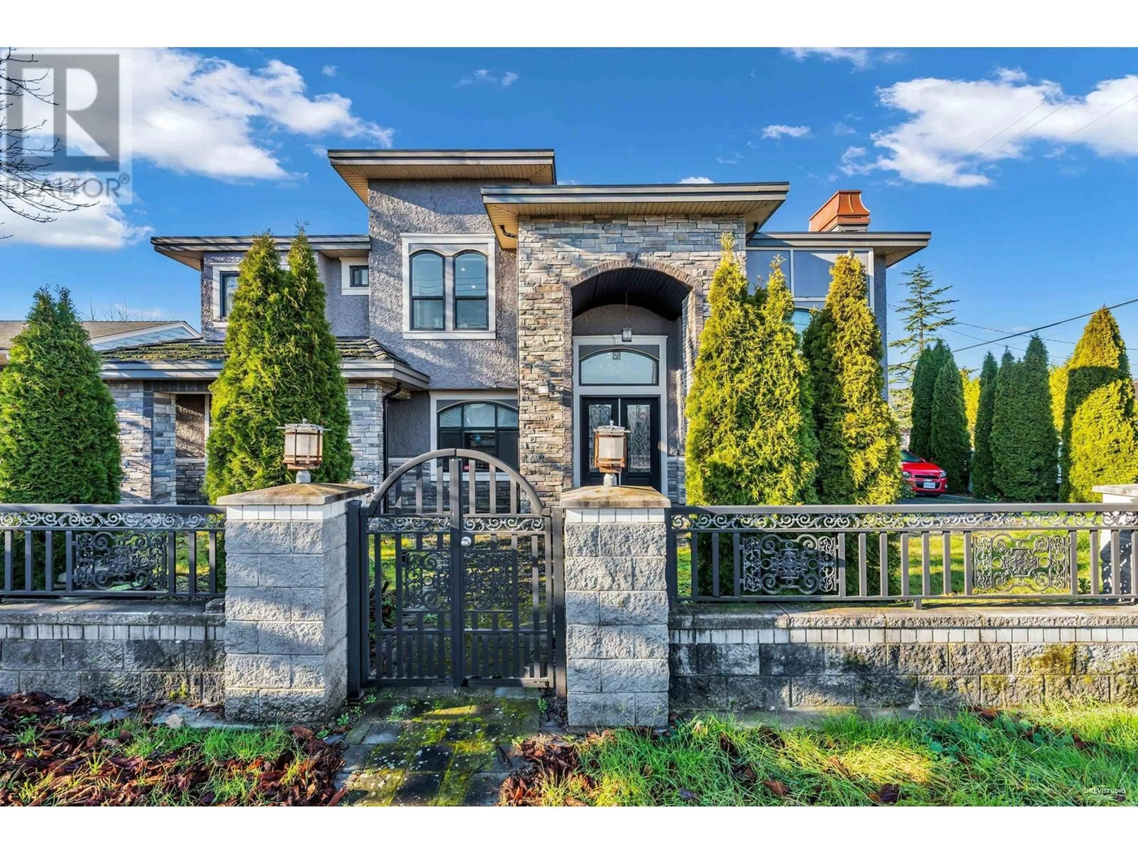 Home with brick exterior material, street for 5900 FRANCIS ROAD, Richmond British Columbia V7C1K3