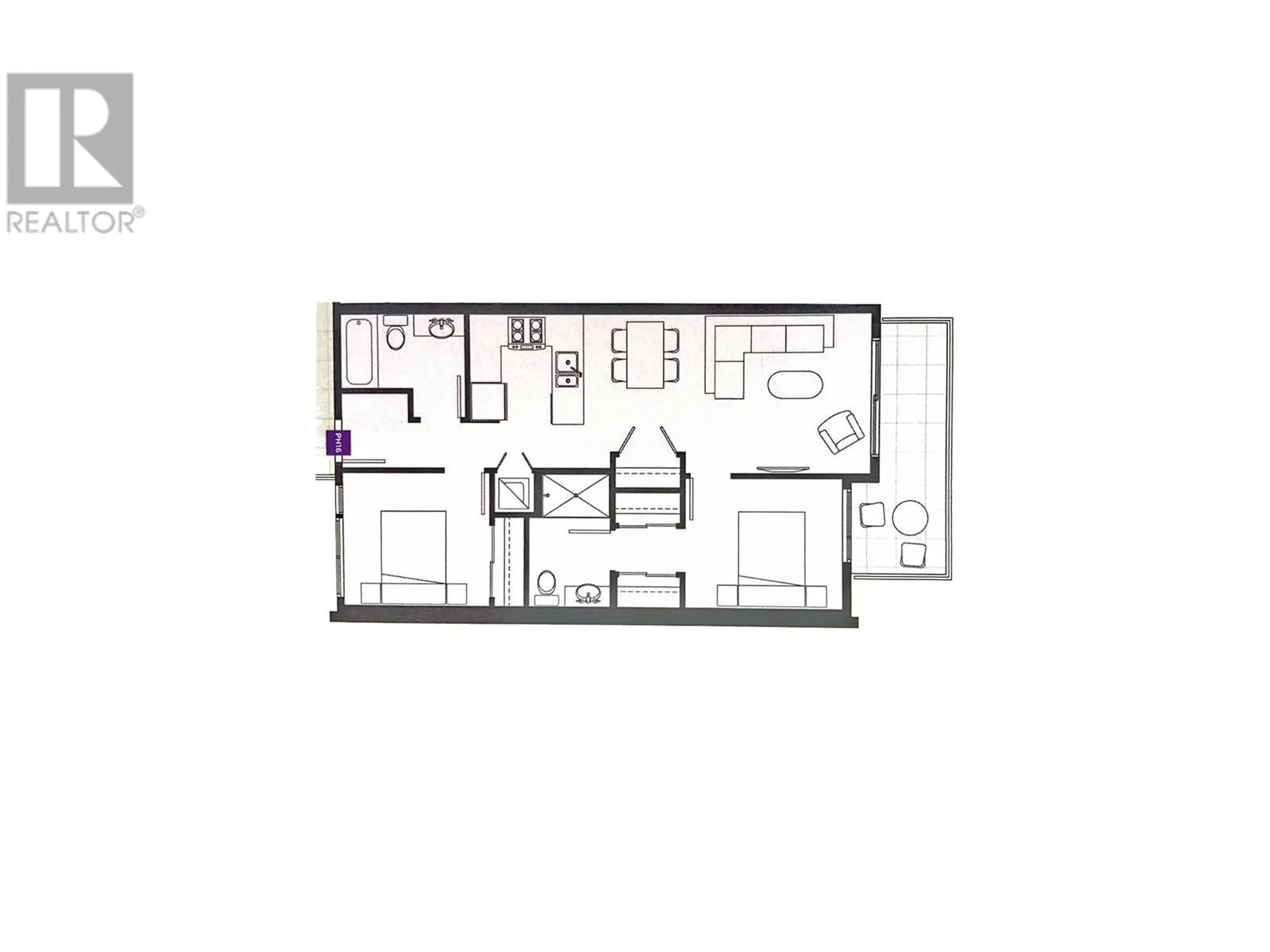 Floor plan for PH16 1838 RENFREW STREET, Vancouver British Columbia V5M3H9