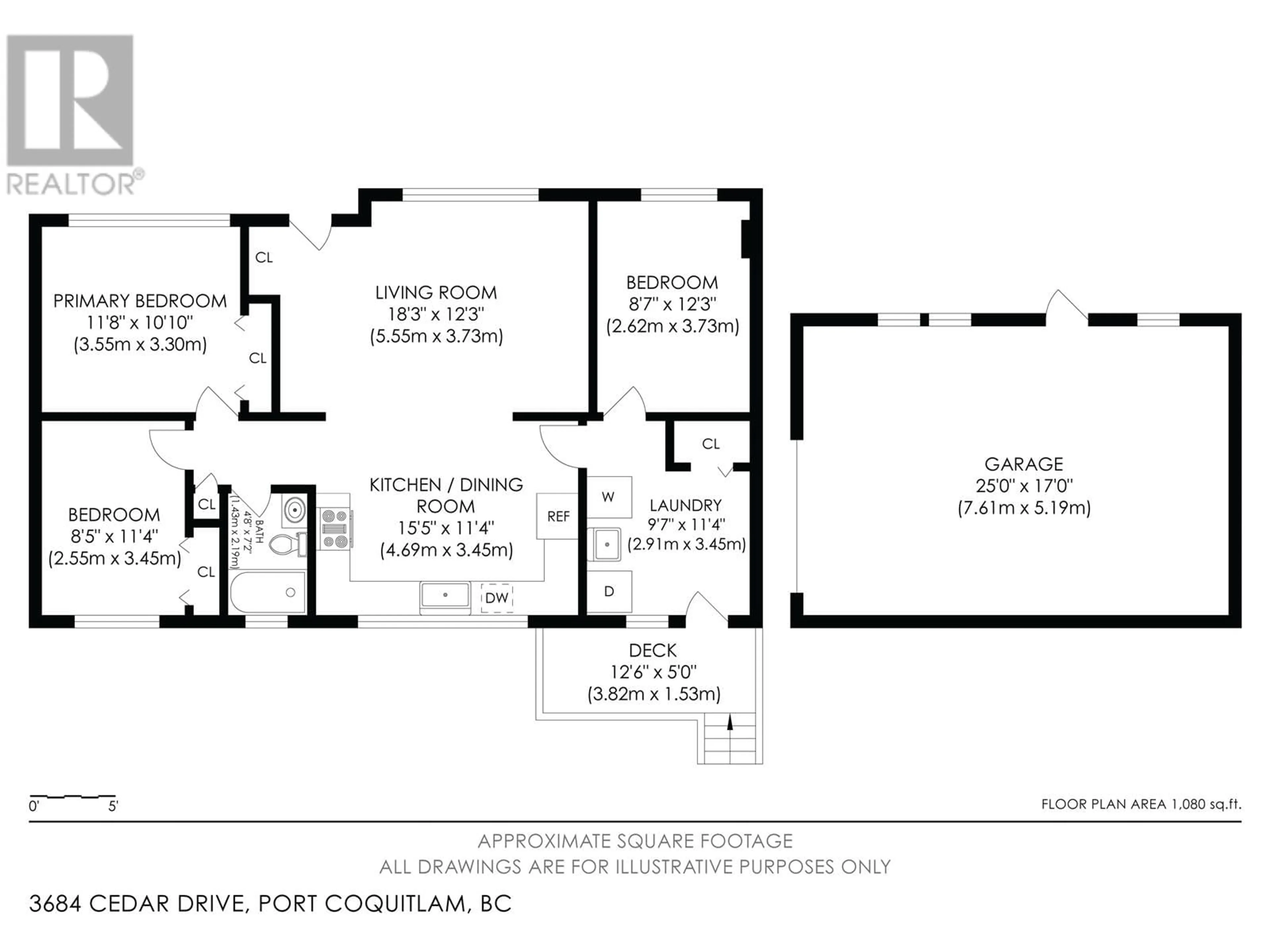 Floor plan for 3684 CEDAR DRIVE, Port Coquitlam British Columbia V3B3C9