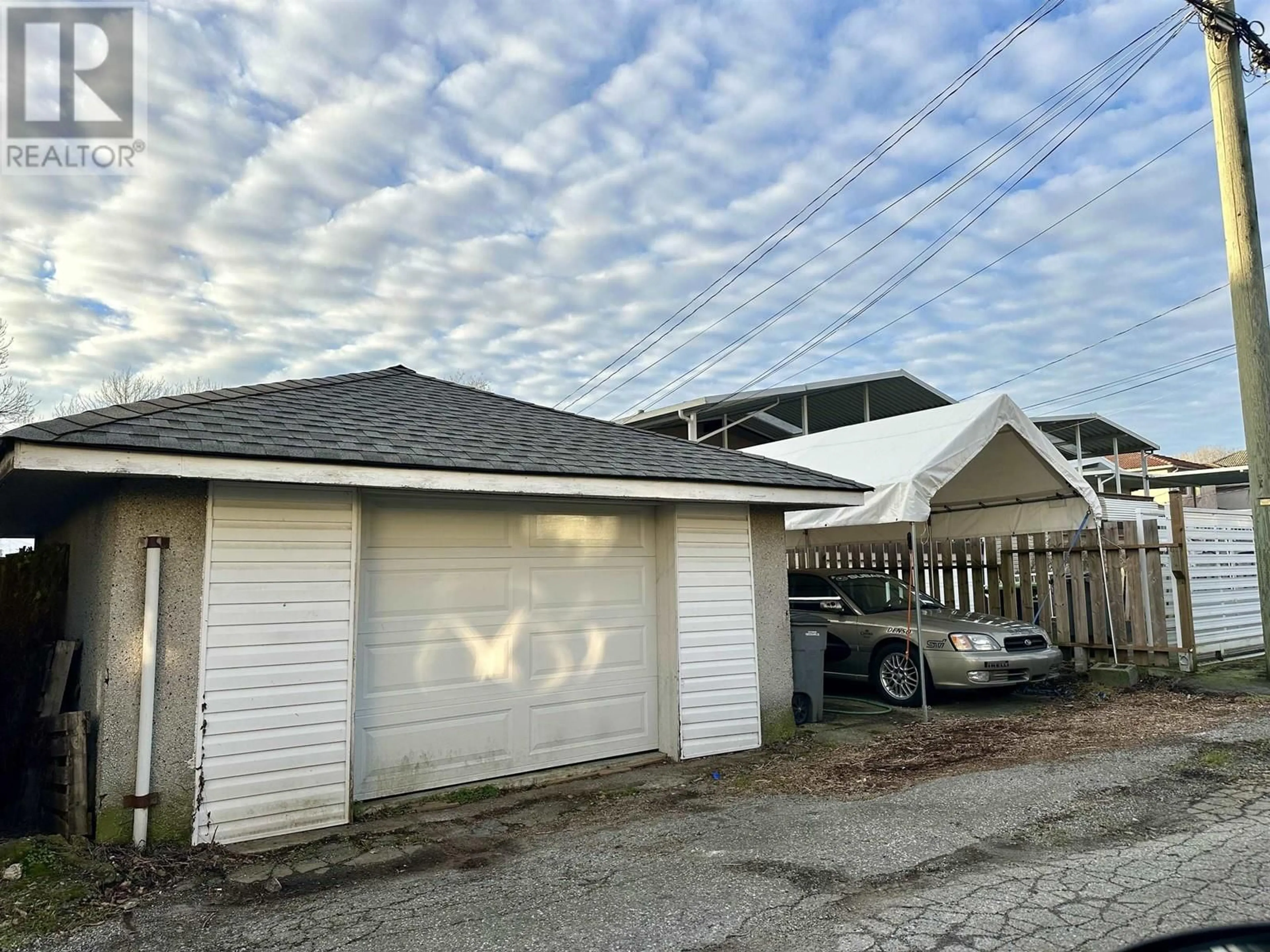 A pic from outside/outdoor area/front of a property/back of a property/a pic from drone, street for 6440 LANARK STREET, Vancouver British Columbia V5P2Z1