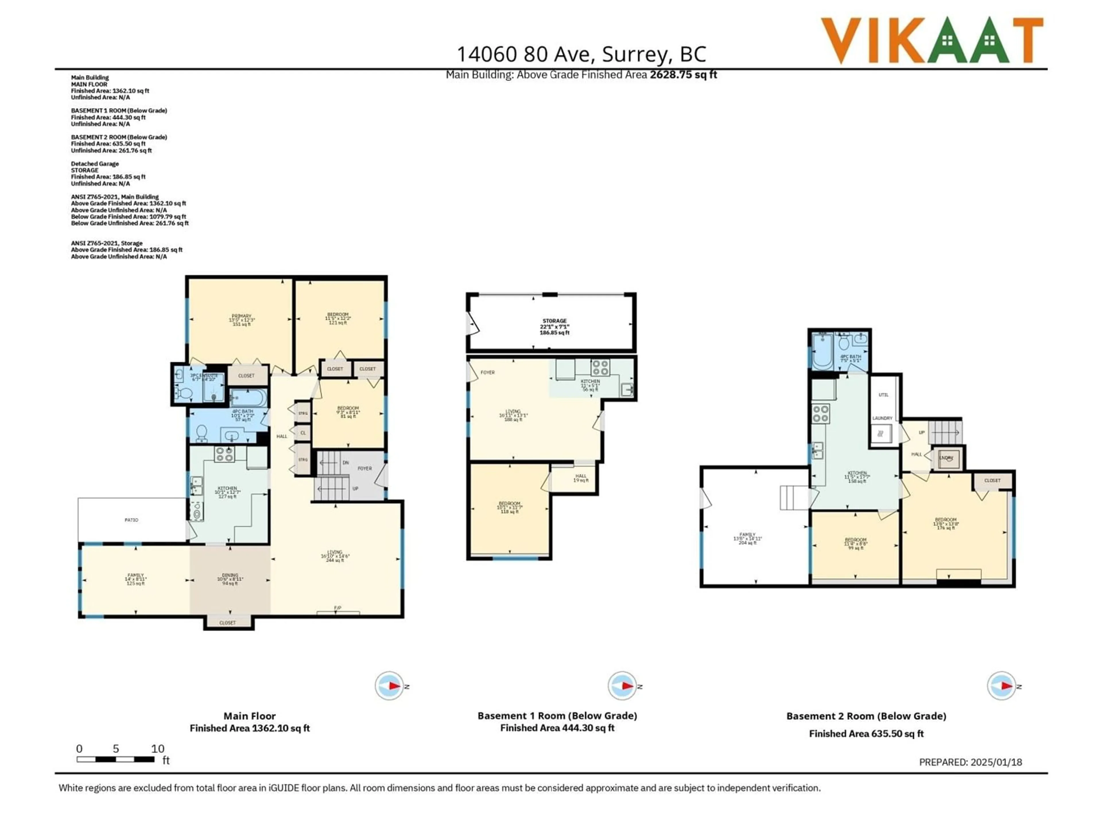 Floor plan for 14060 80 AVENUE, Surrey British Columbia V3W3C4