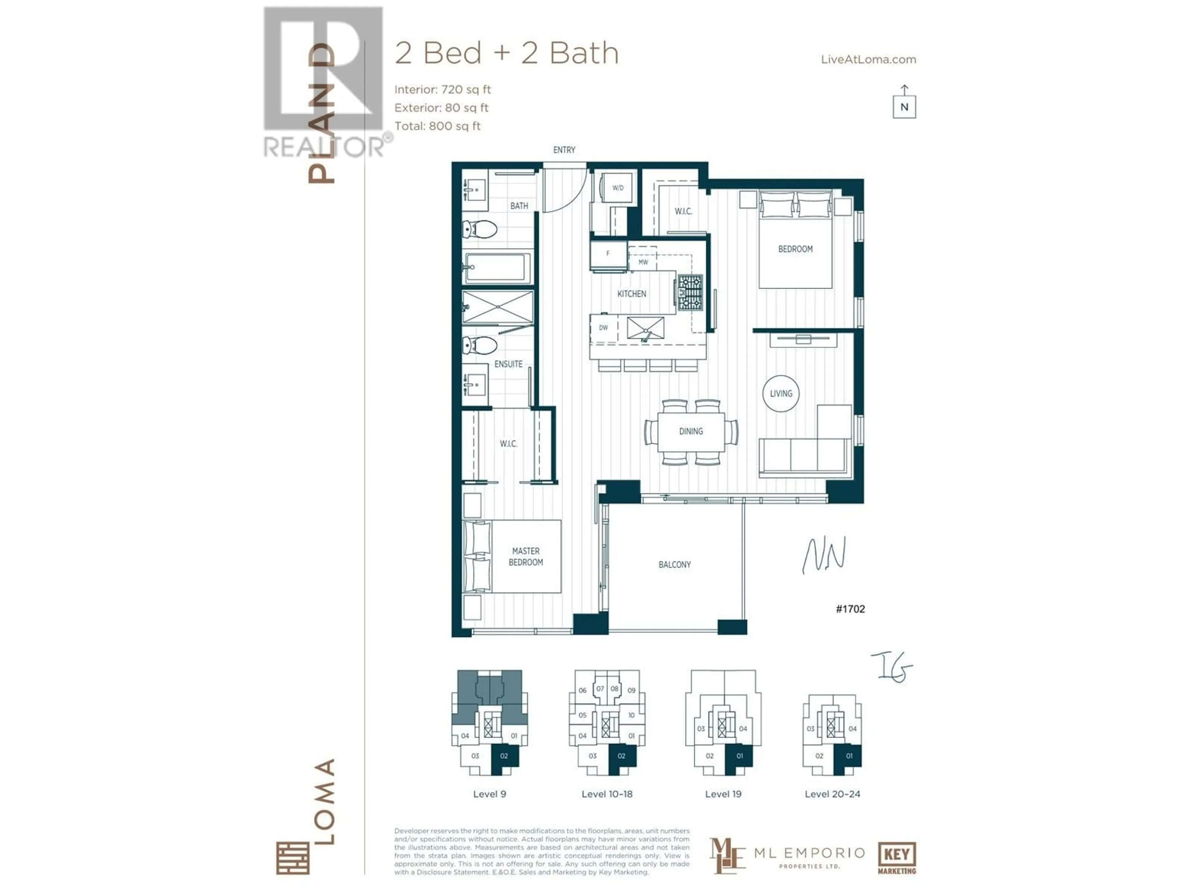 Floor plan for 1702 901 LOUGHEED HIGHWAY, Coquitlam British Columbia V3K3T3