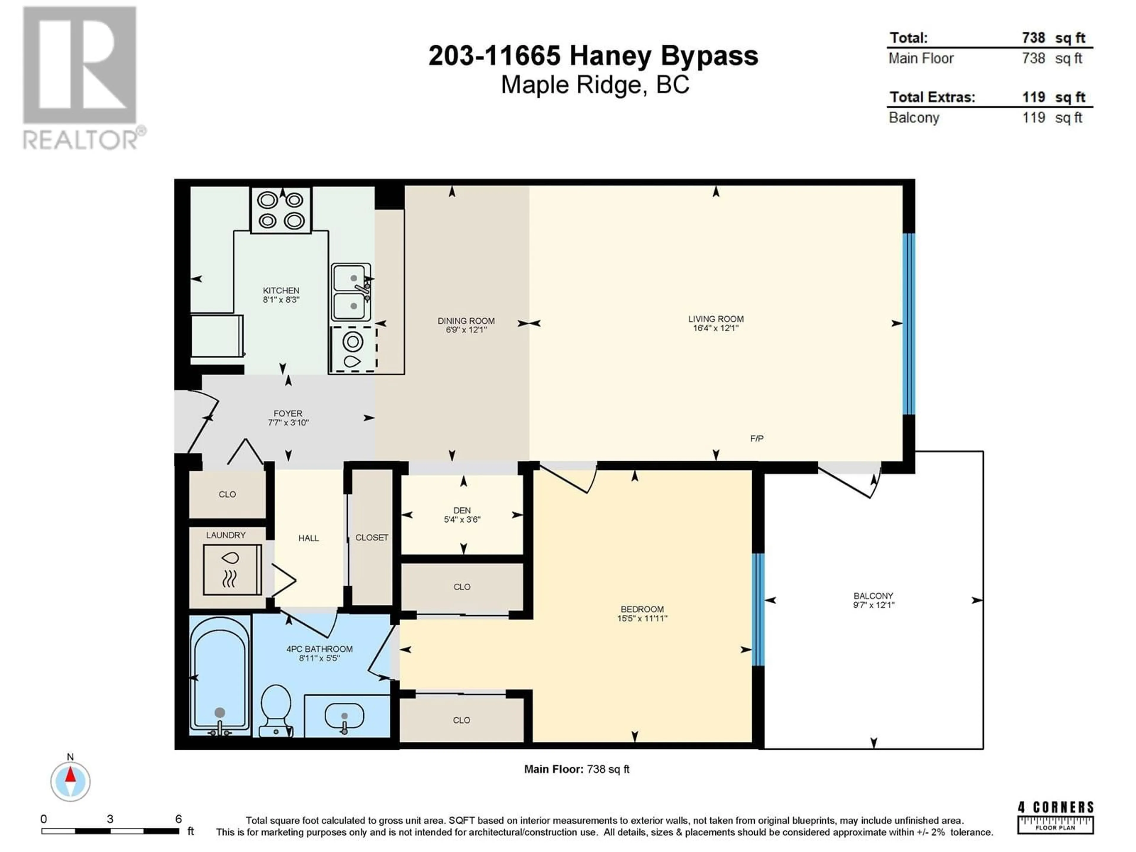 Floor plan for 203 11665 HANEY BYPASS, Maple Ridge British Columbia V2X8W9