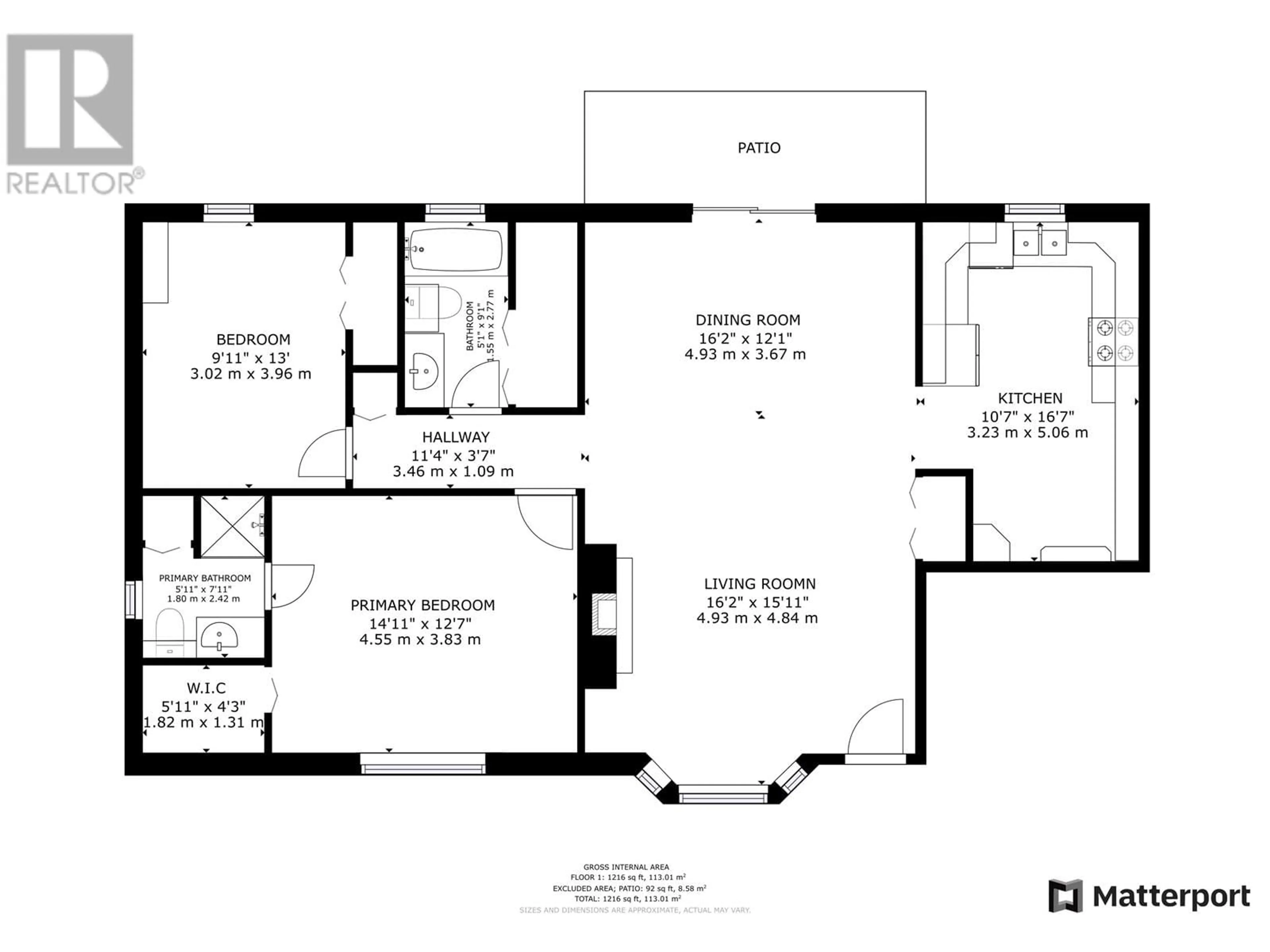 Floor plan for 13 22308 124 AVENUE, Maple Ridge British Columbia V2X0R6