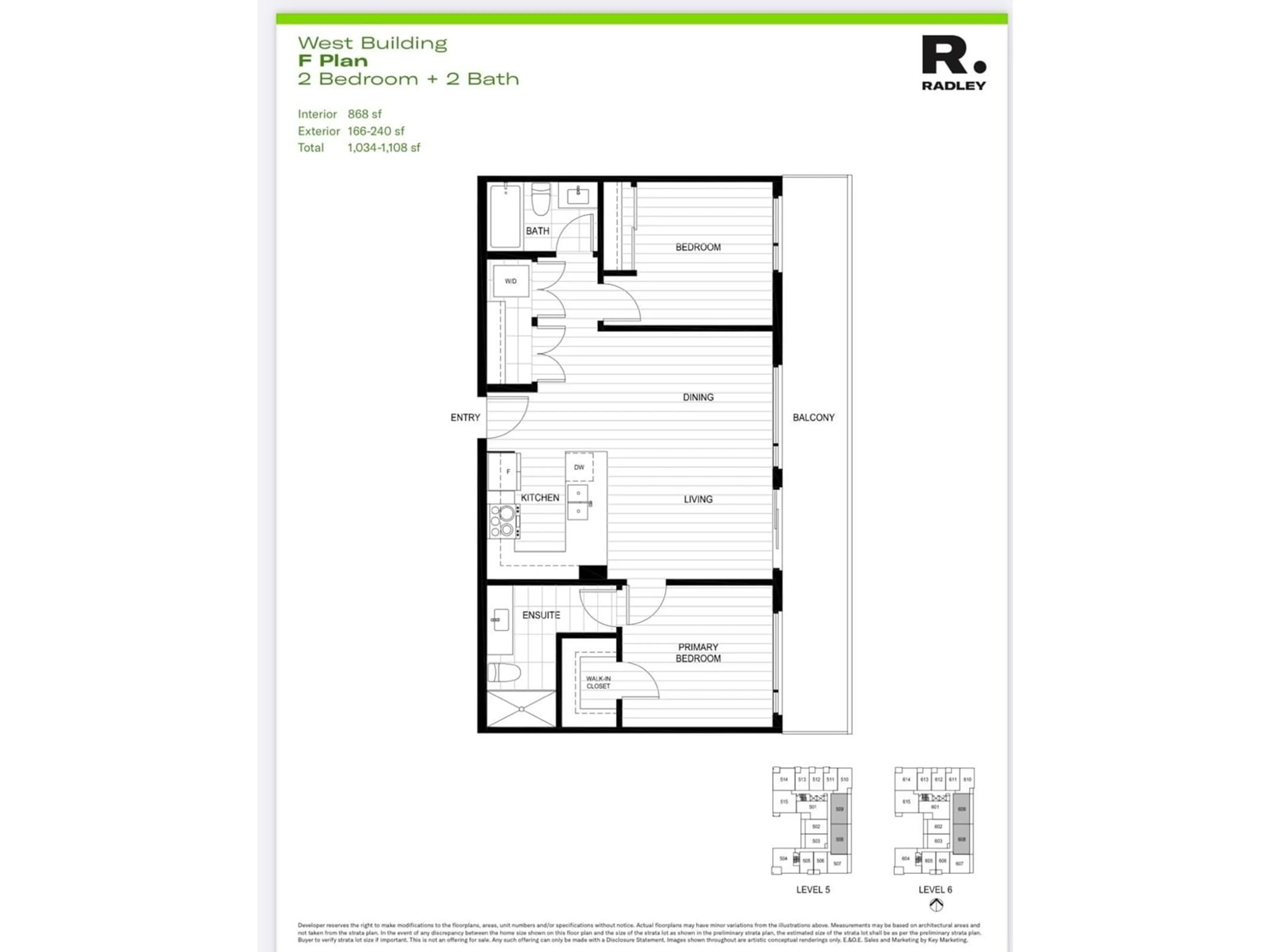 Floor plan for 607 13838 108 AVENUE, Surrey British Columbia V3T0T8