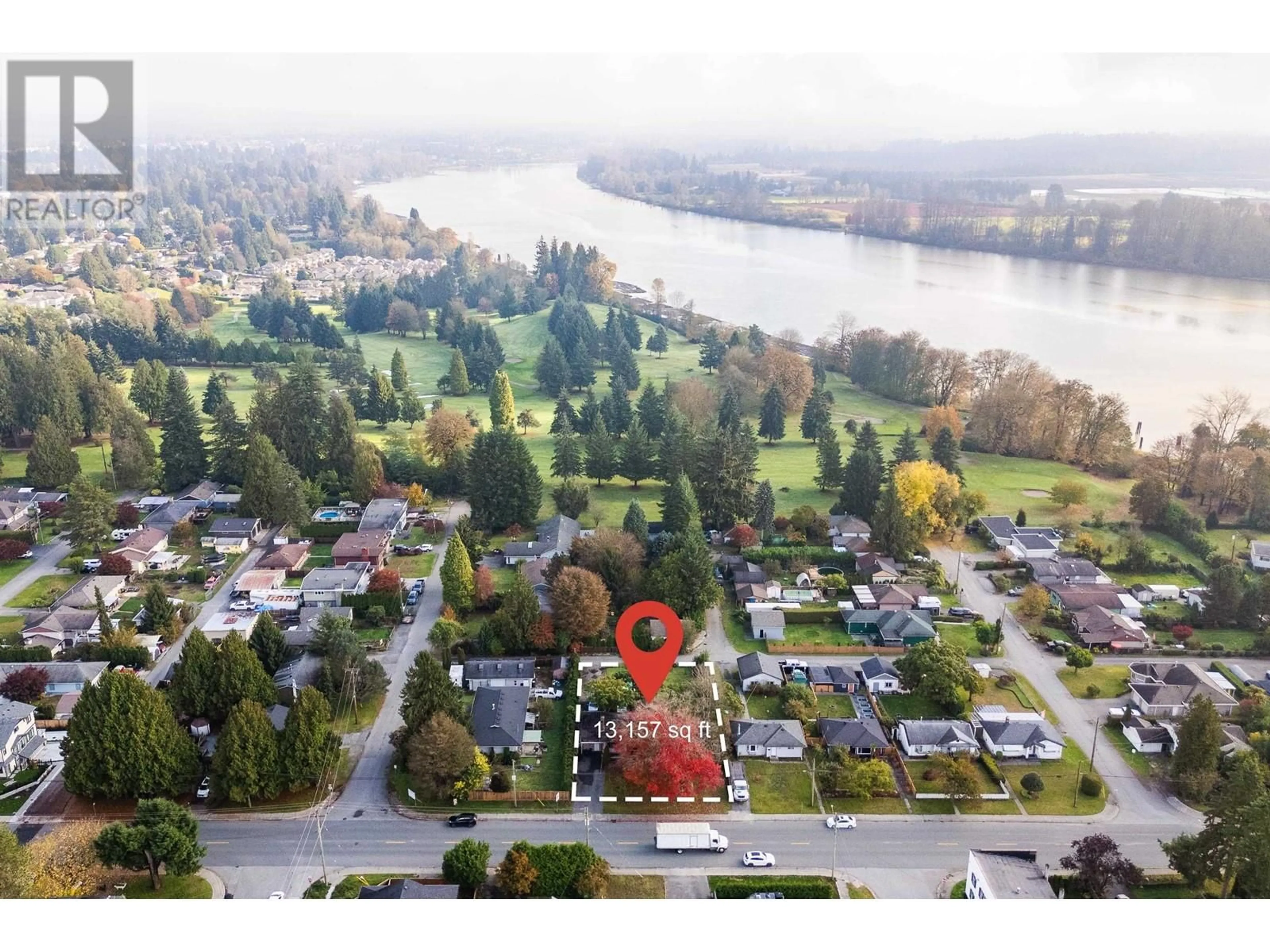 A pic from outside/outdoor area/front of a property/back of a property/a pic from drone, water/lake/river/ocean view for 11312 207 STREET, Maple Ridge British Columbia V2X1W3