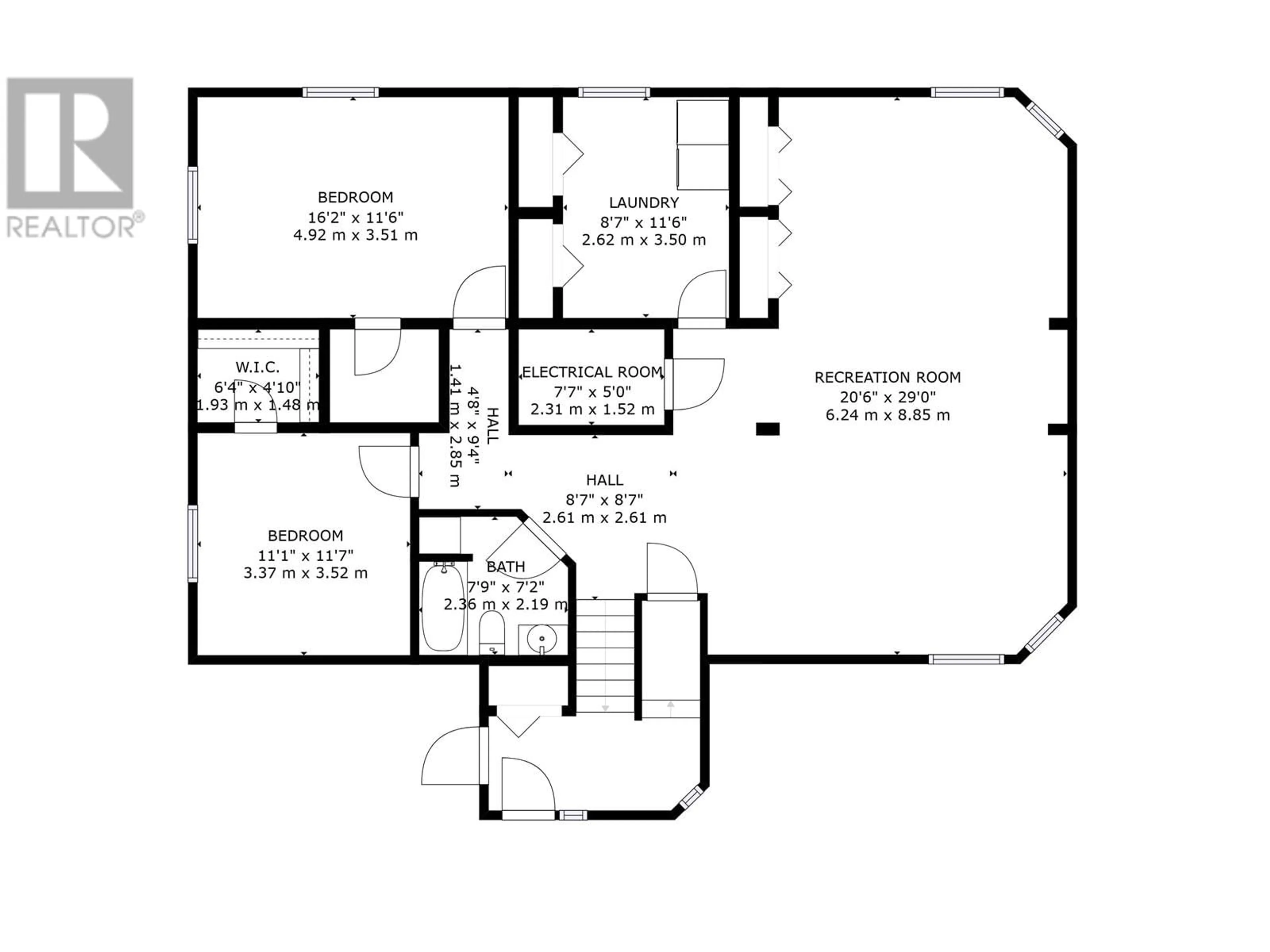 Floor plan for 9885 73 AVENUE, Fort St. John British Columbia V1J8K4