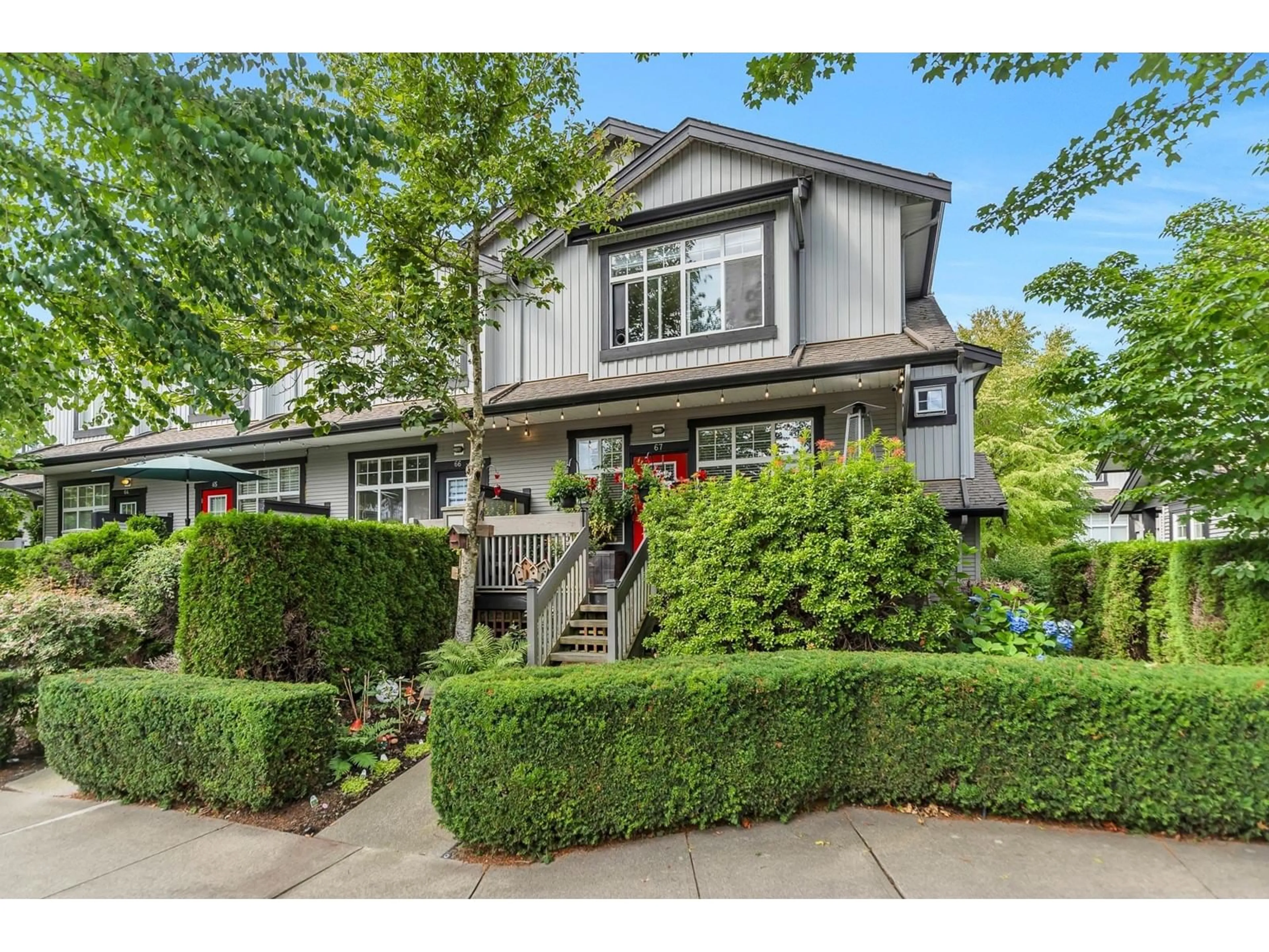 Home with vinyl exterior material, street for 67 - 18828 69TH, Surrey British Columbia V4N5L3