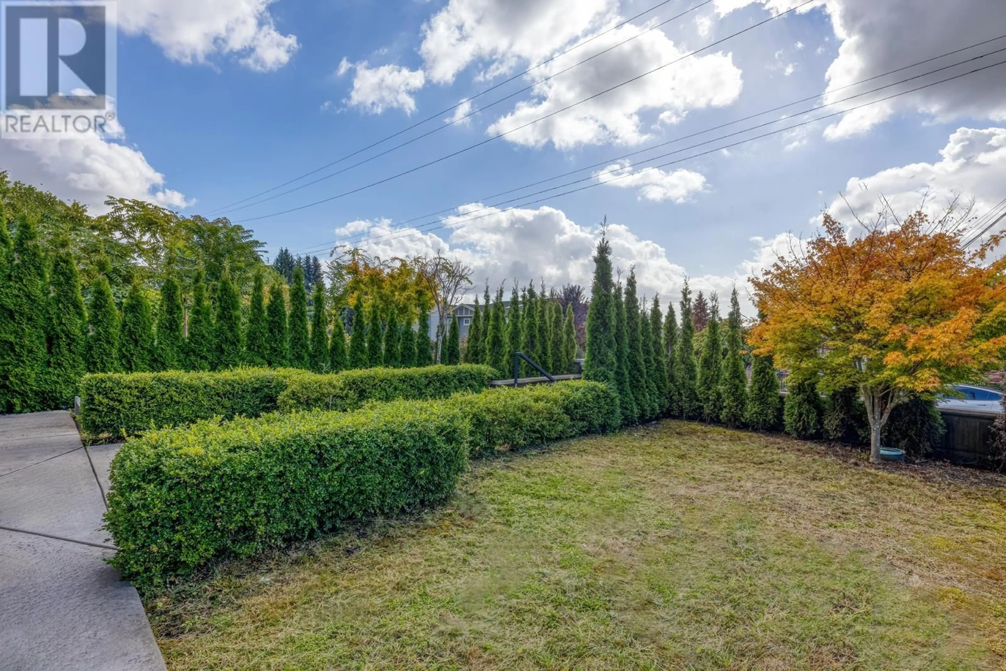 A pic from outside/outdoor area/front of a property/back of a property/a pic from drone, forest/trees view for 6585 HALIFAX STREET, Burnaby British Columbia V5B2P9