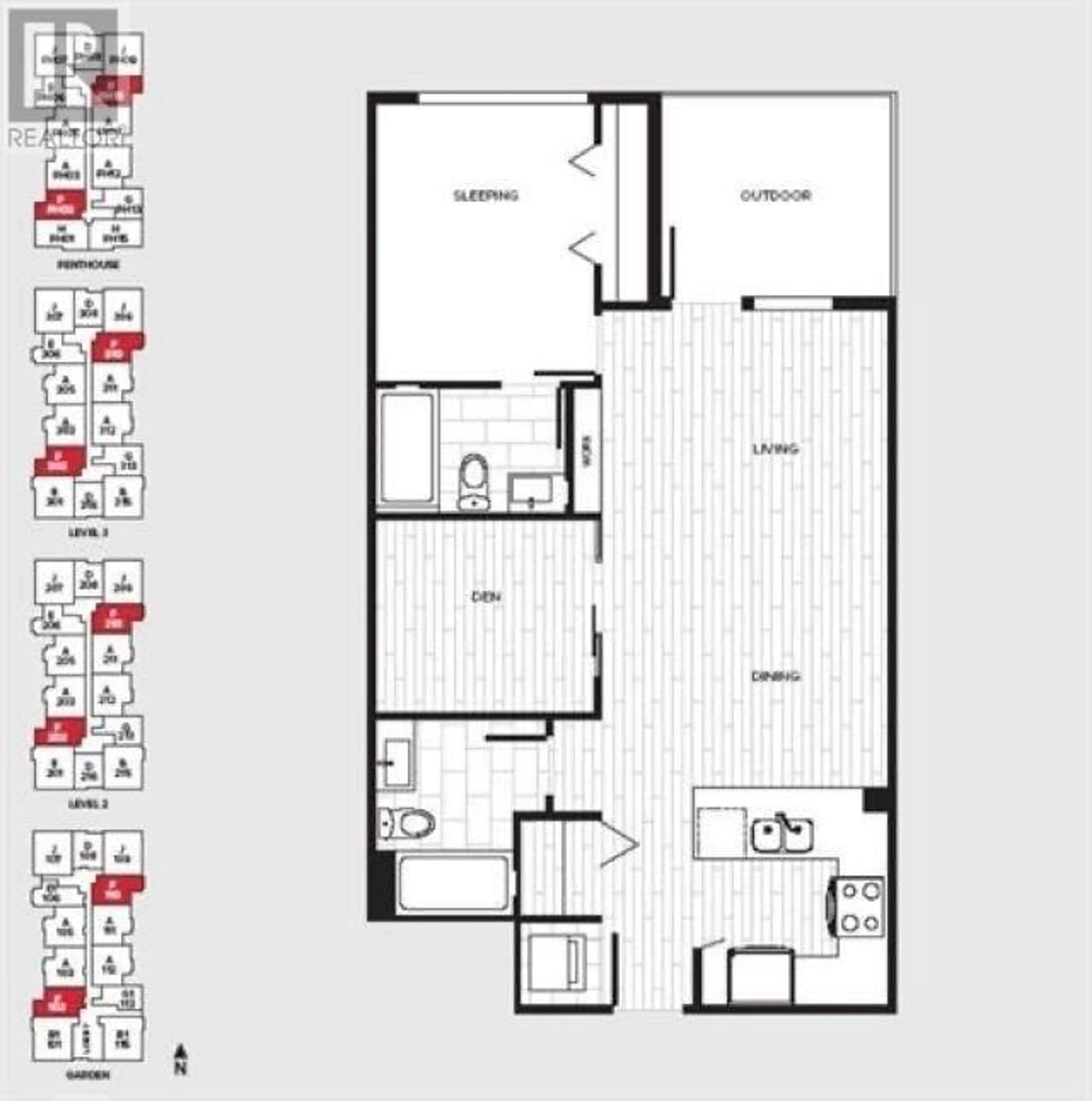 Floor plan for 110 545 FOSTER AVENUE, Coquitlam British Columbia V3J0B3