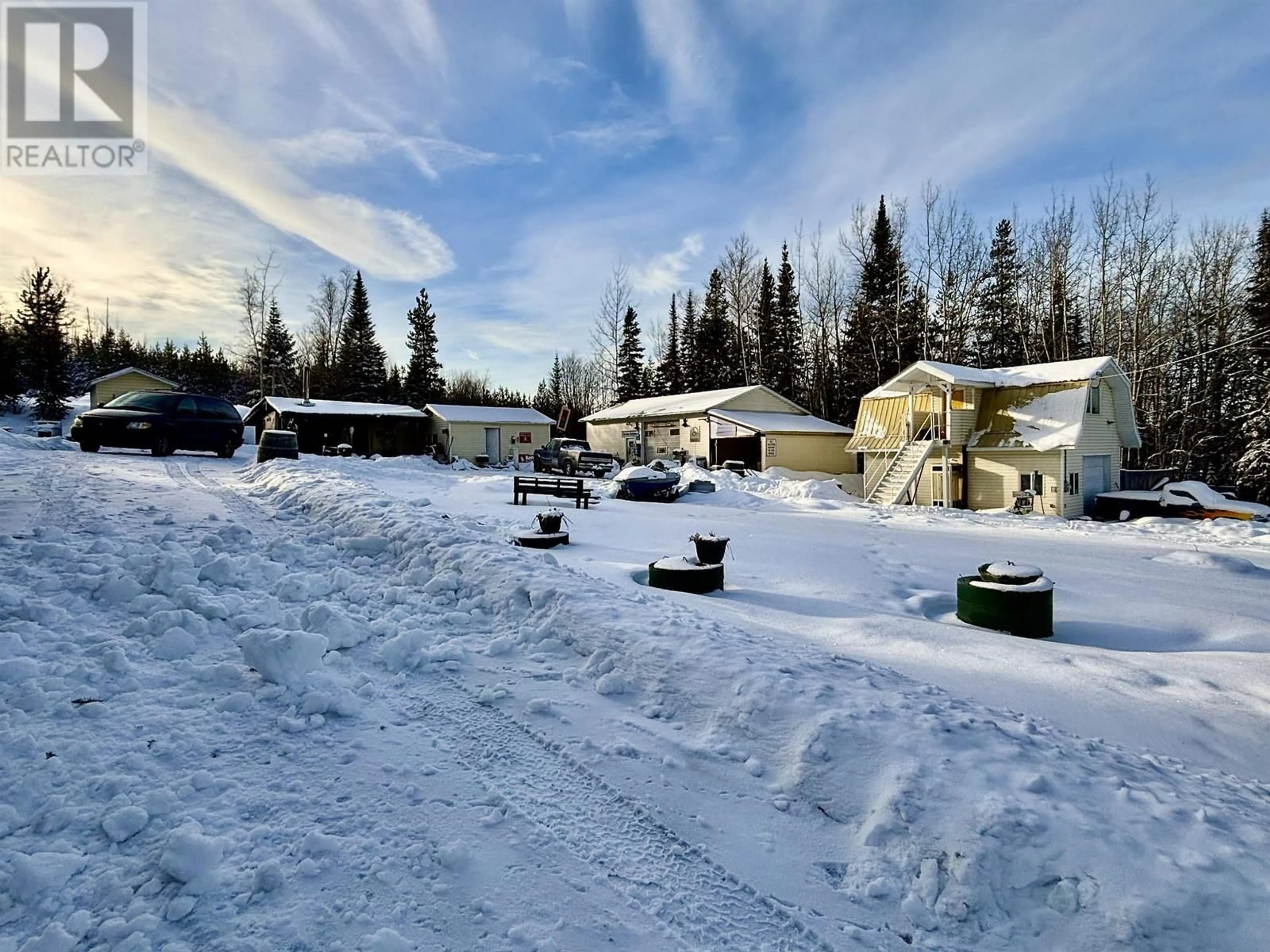 A pic from outside/outdoor area/front of a property/back of a property/a pic from drone, unknown for 4205 COBBLE ROAD, Prince George British Columbia V2N5Z9