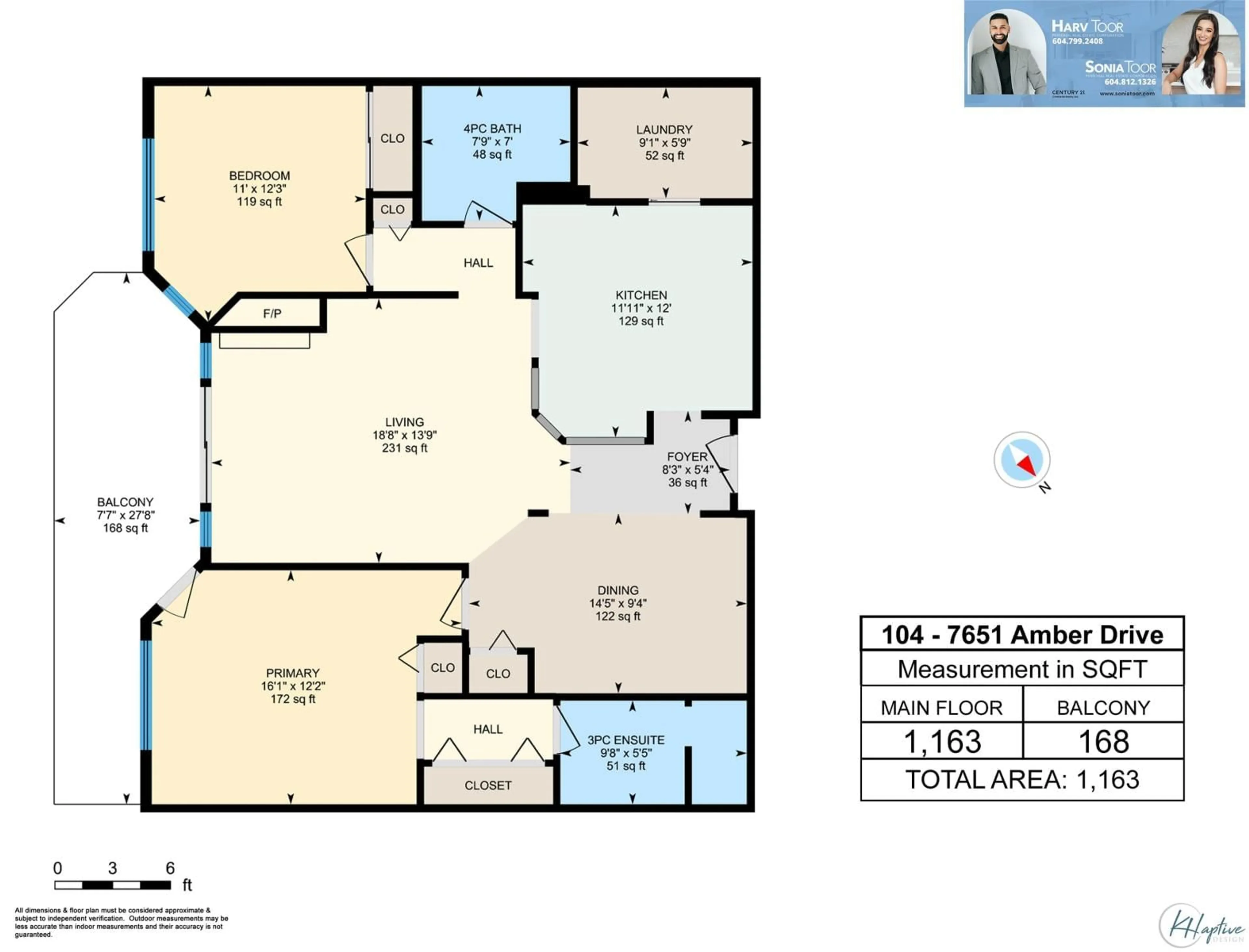 Floor plan for 104 7651 AMBER DRIVE|Sardis West Vedder, Sardis British Columbia V2R3J6