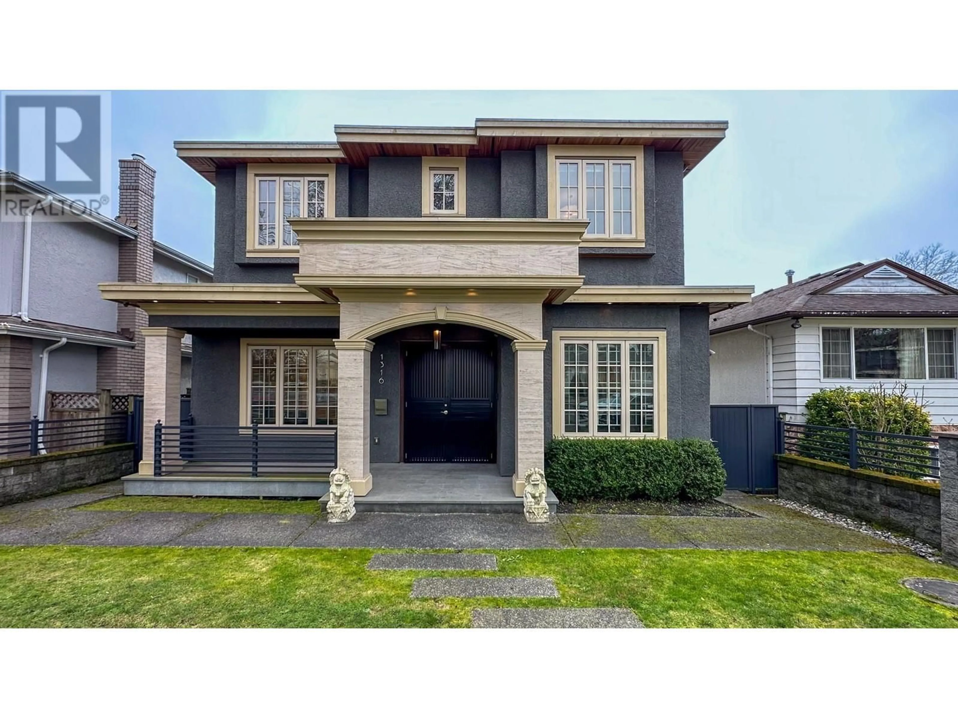 Home with vinyl exterior material, street for 1316 W 59TH AVENUE, Vancouver British Columbia V6P1Y5